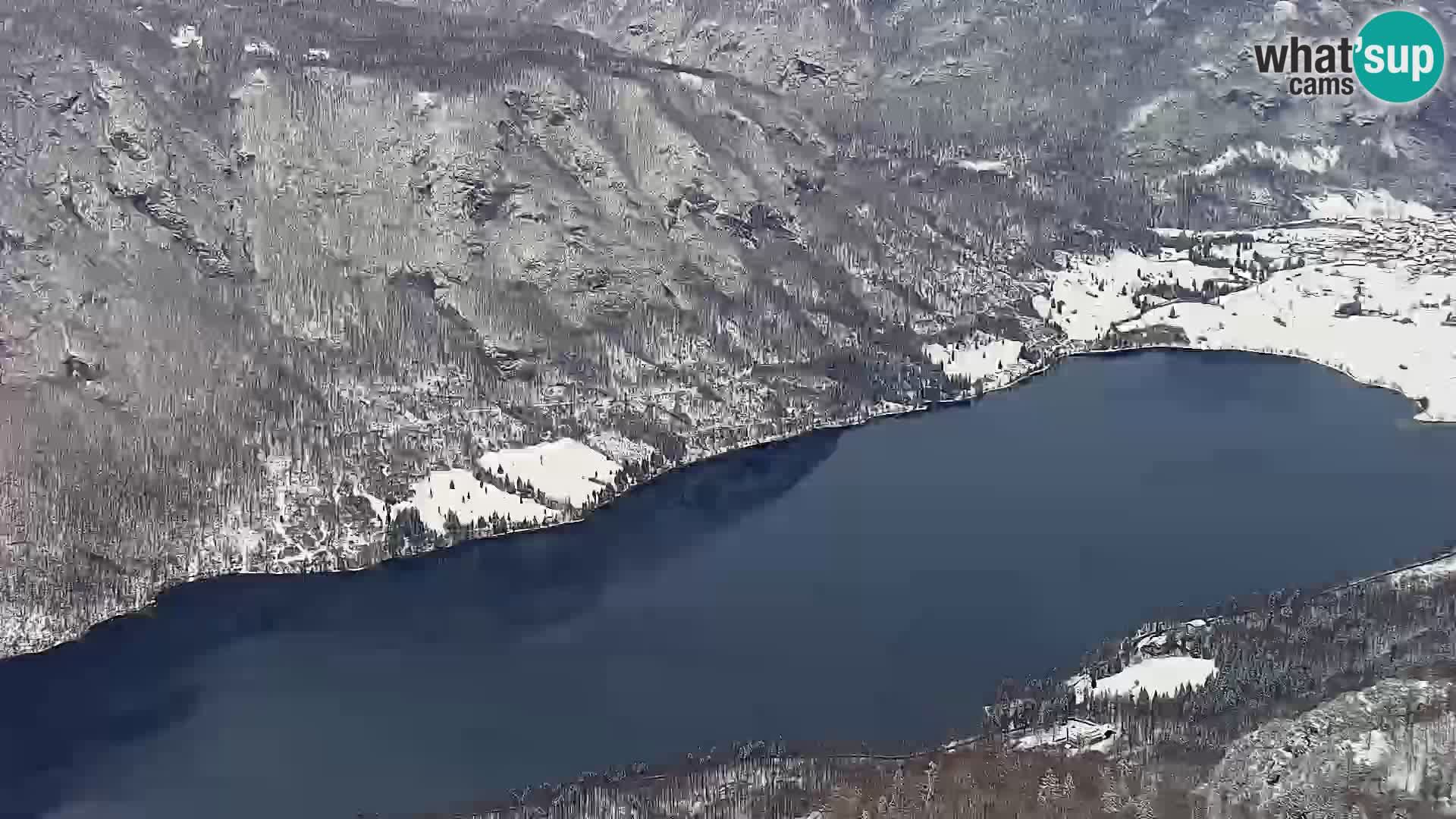 Webcam lago di Bohinj e del Triglav – vista dalla stazione sciistica di Vogel