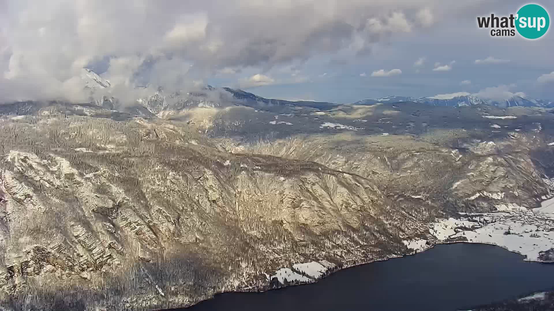 Cámara web del lago Bohinj y Triglav – vista desde la estación de esquí de Vogel