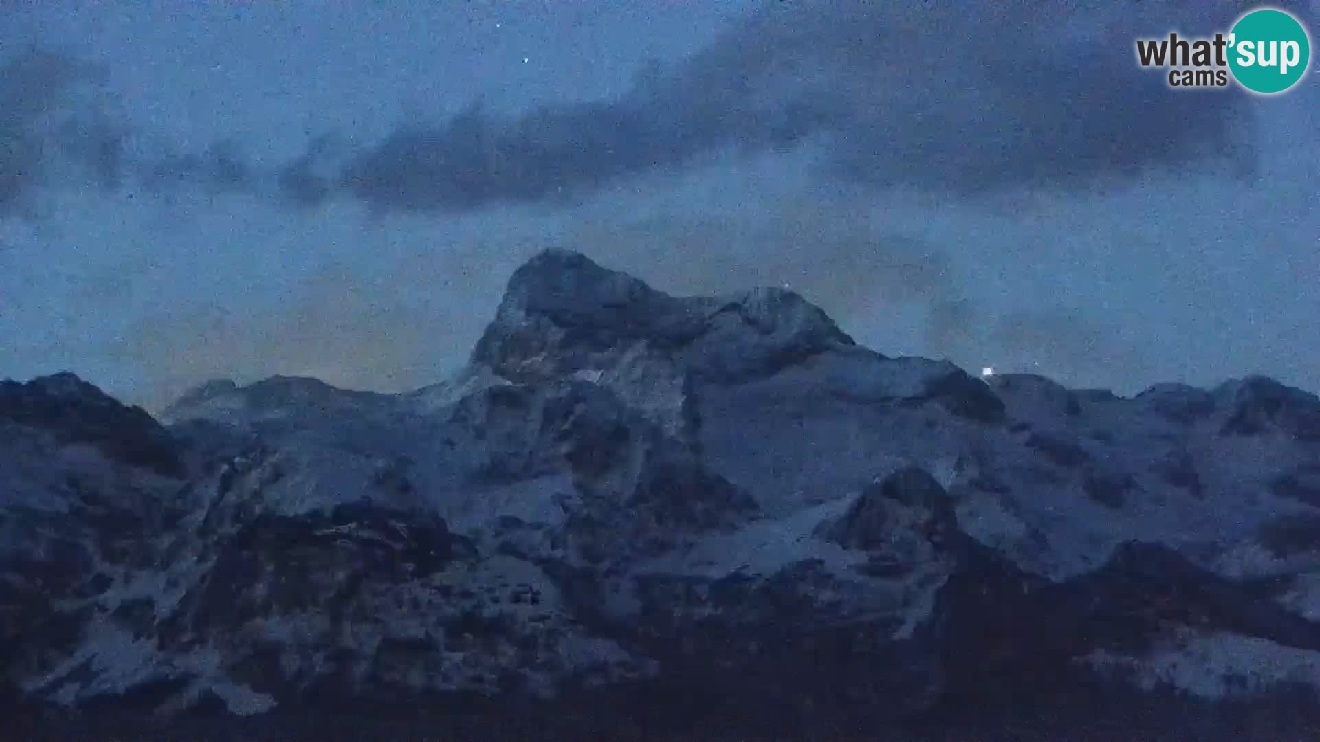 Cámara web del lago Bohinj y Triglav – vista desde la estación de esquí de Vogel