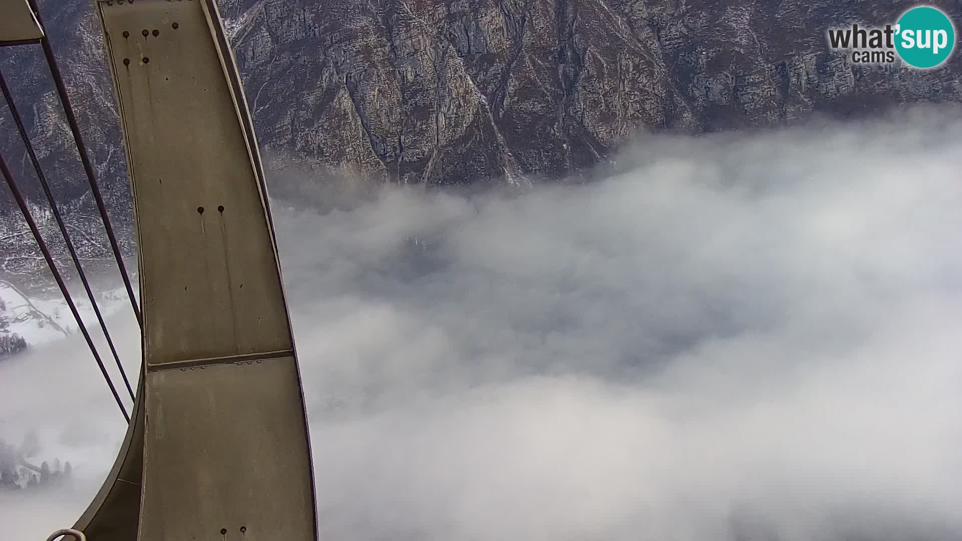 Spletna kamera Bohinj jezero in na Triglav – pogled s smučišča Vogel