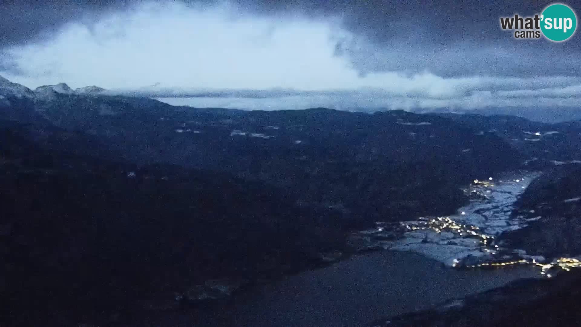 Webcam lago di Bohinj e del Triglav – vista dalla stazione sciistica di Vogel