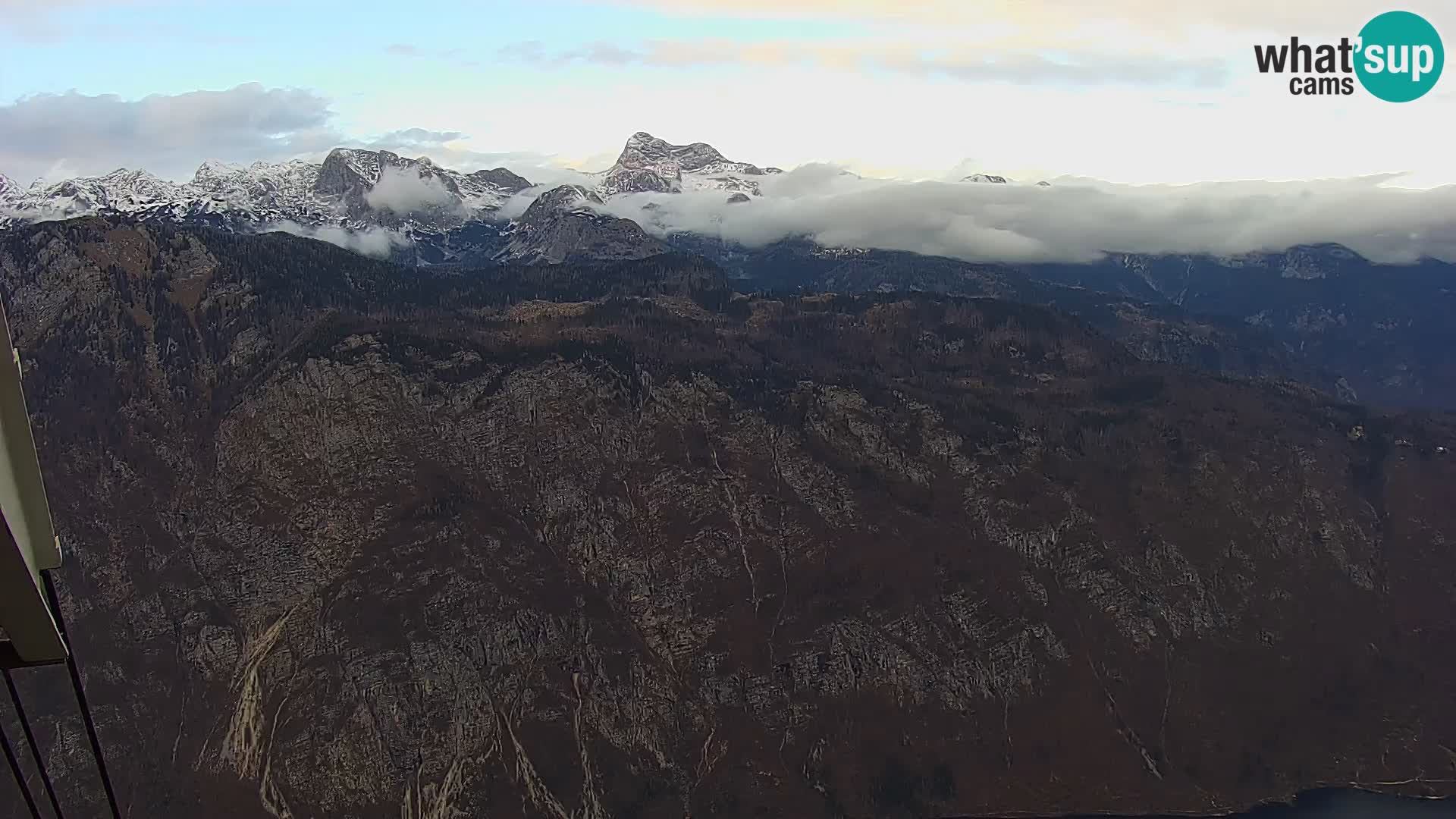 Cámara web del lago Bohinj y Triglav – vista desde la estación de esquí de Vogel