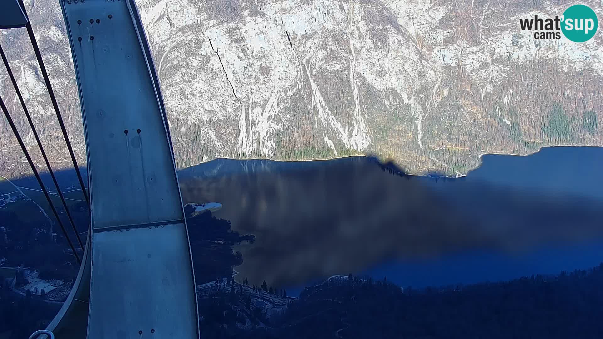 Webcam Bohinj See und Triglav – Blick vom Skigebiet Vogel