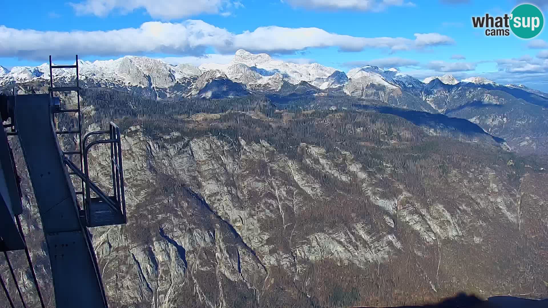 Cámara web del lago Bohinj y Triglav – vista desde la estación de esquí de Vogel