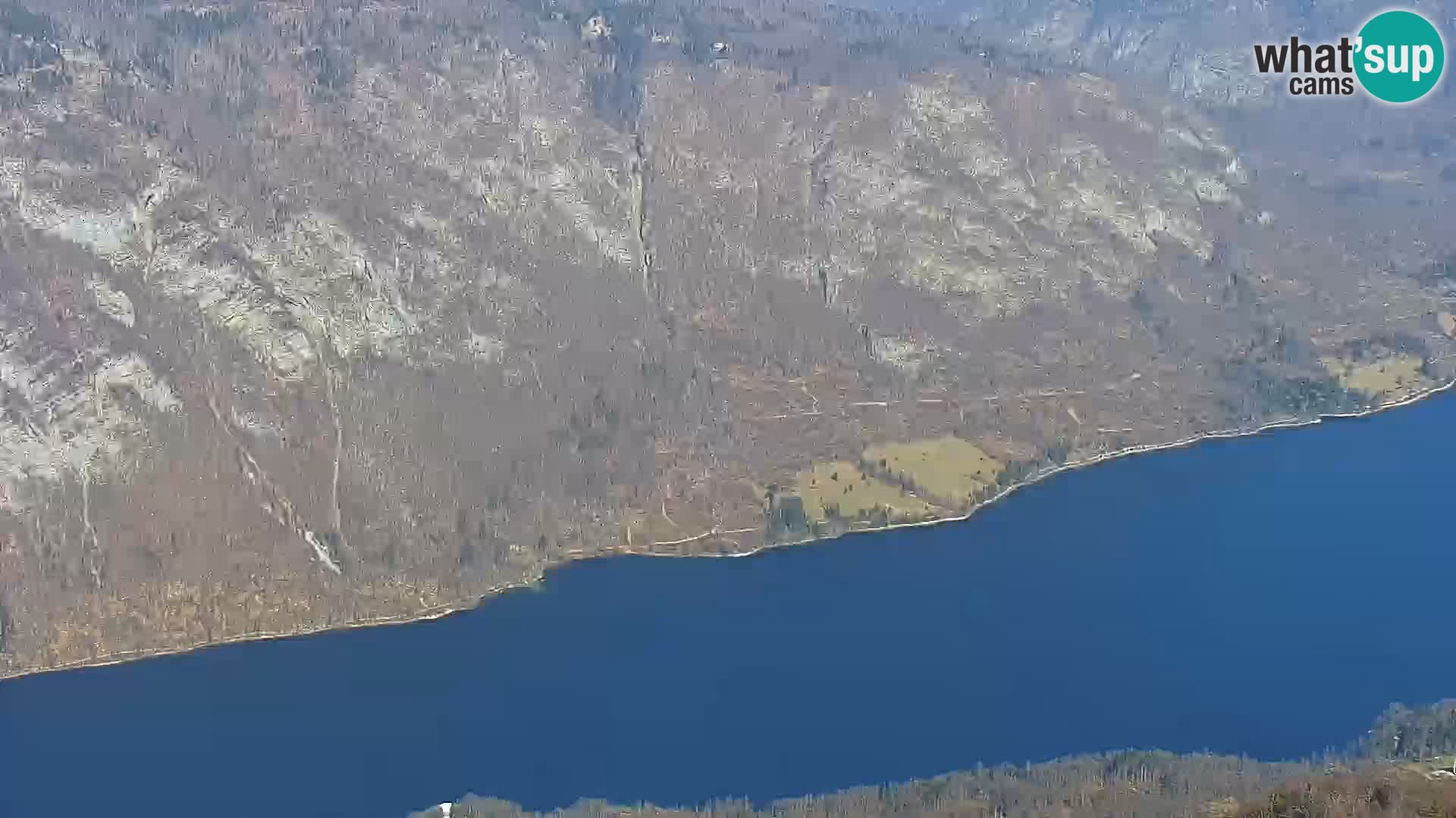 Webcam lago di Bohinj e del Triglav – vista dalla stazione sciistica di Vogel