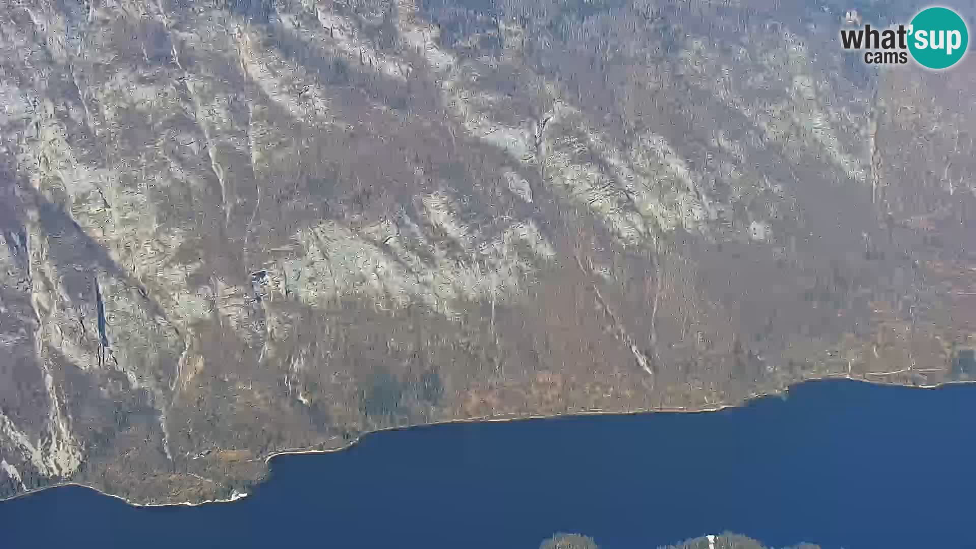 Webcam Bohinj See und Triglav – Blick vom Skigebiet Vogel