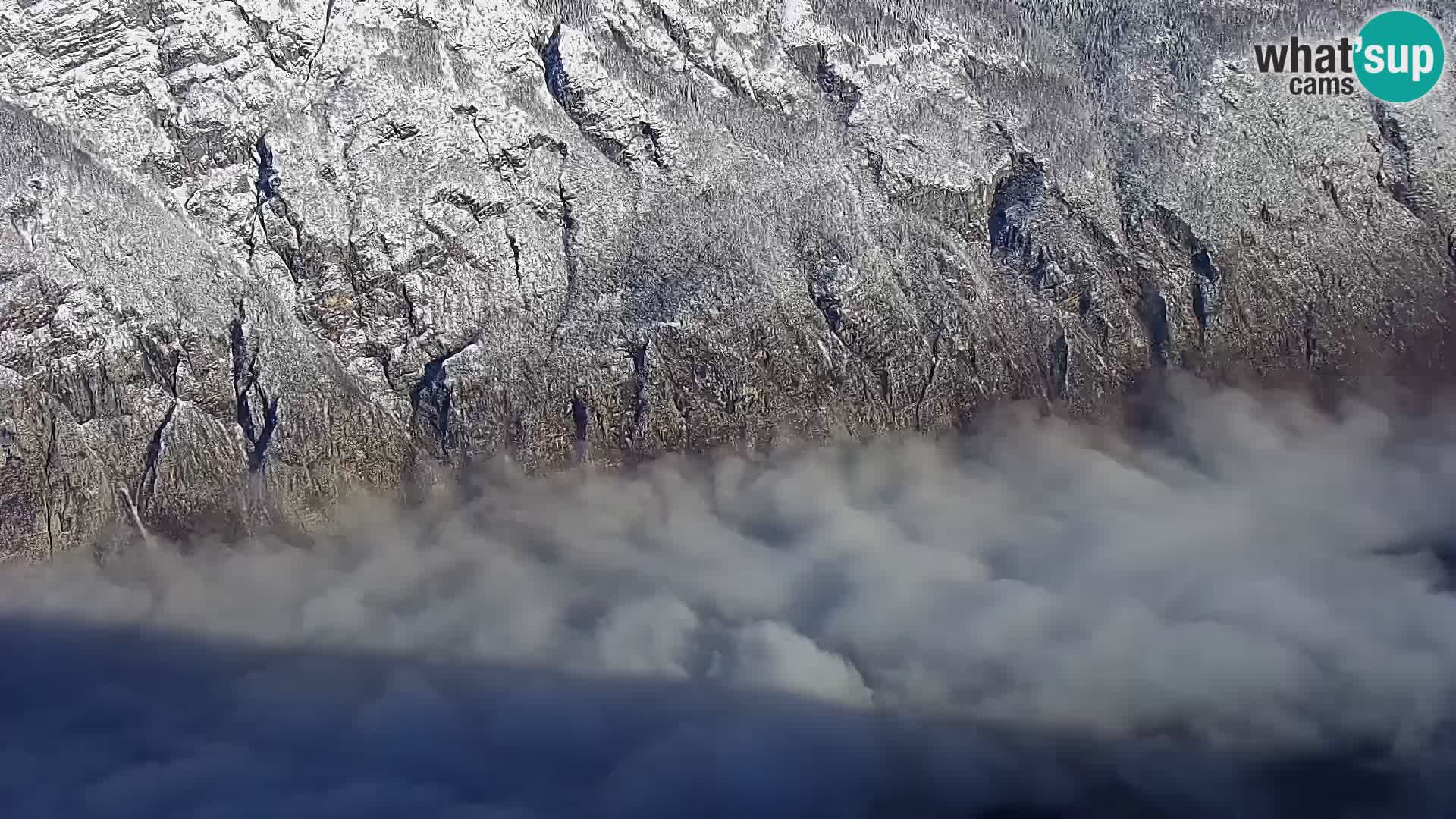 Webcam lago di Bohinj e del Triglav – vista dalla stazione sciistica di Vogel