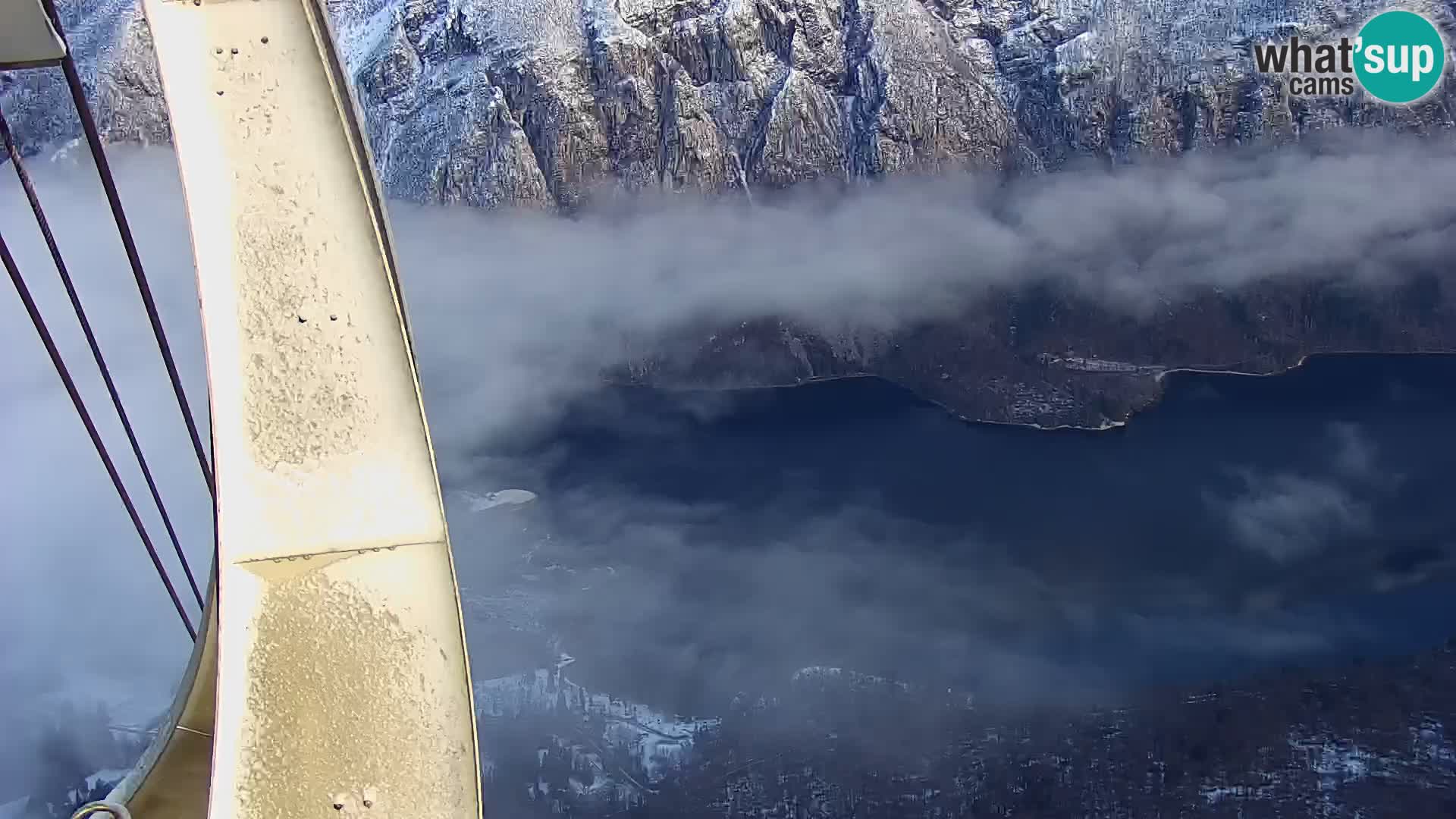 Bohinj lake webcam and Triglav – view from Vogel ski resort