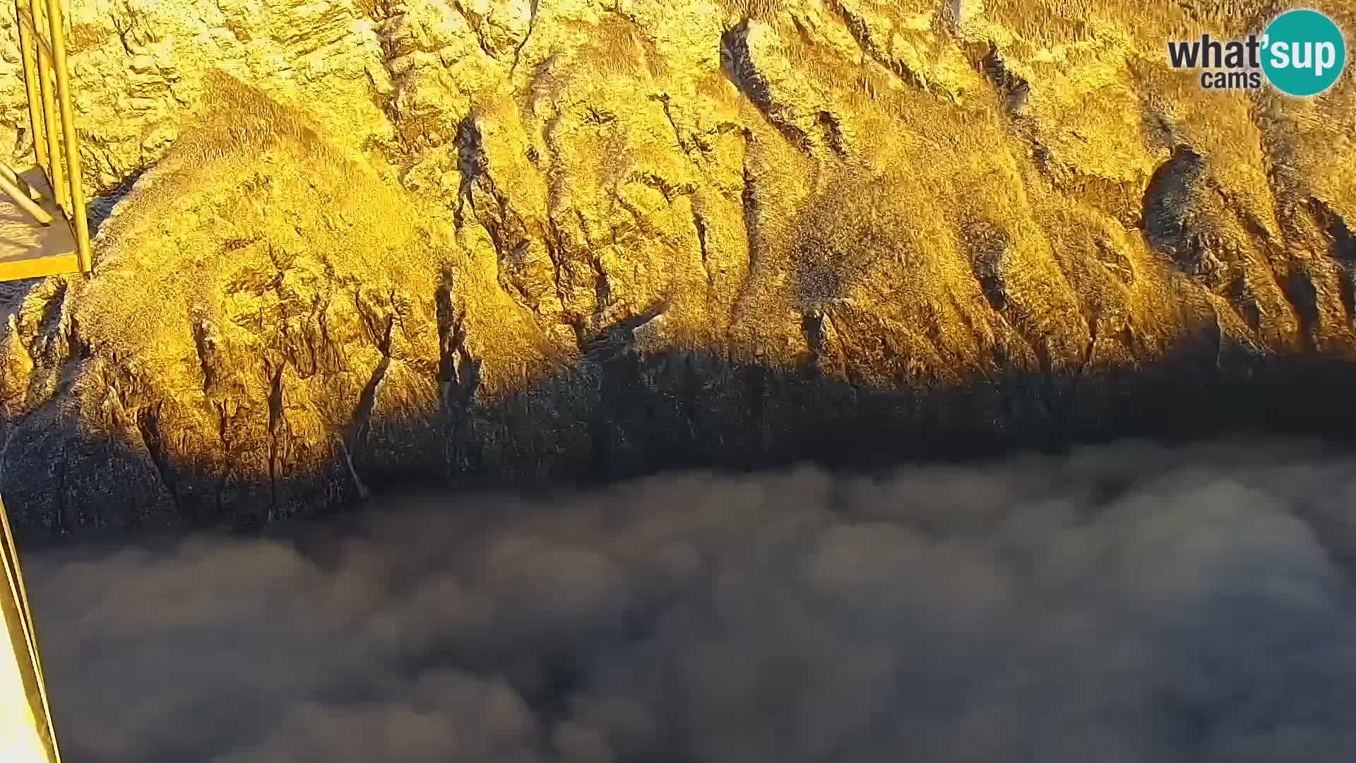 Webcam lac de Bohinj et Triglav – vue depuis la station de ski de Vogel