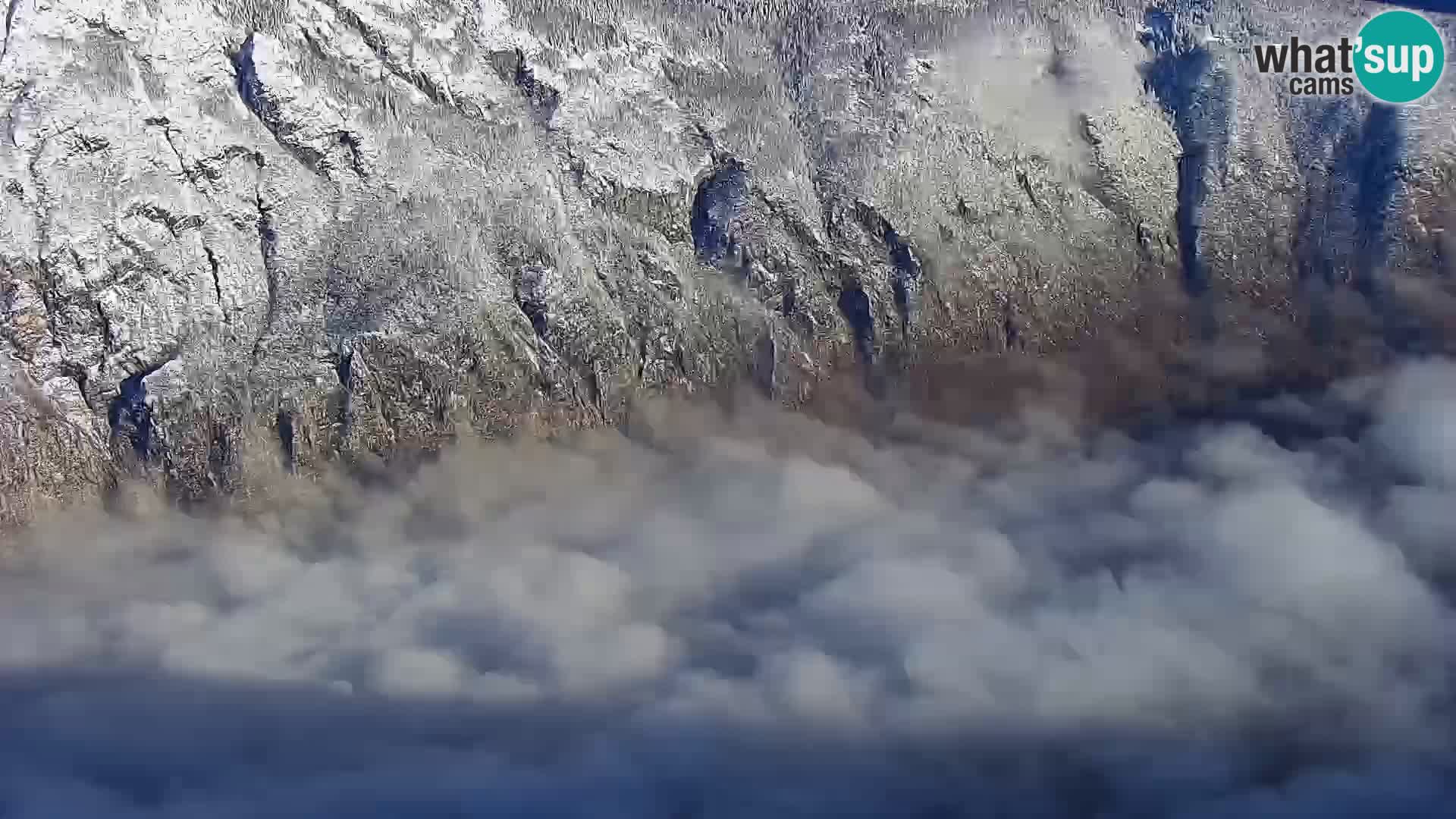 Bohinj lake webcam and Triglav – view from Vogel ski resort