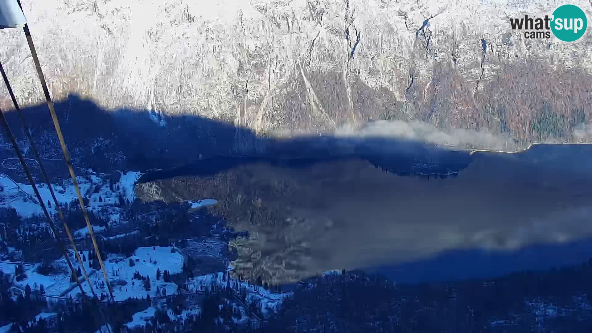 Bohinj lake webcam and Triglav – view from Vogel ski resort