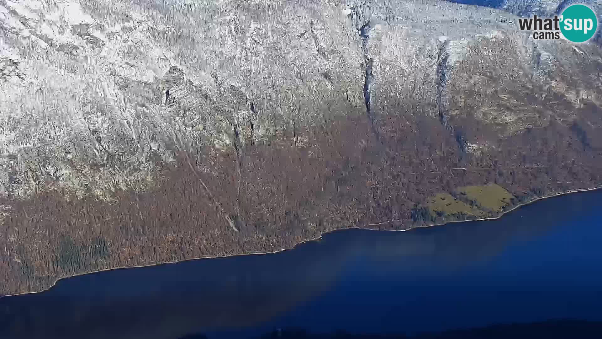 Cámara web del lago Bohinj y Triglav – vista desde la estación de esquí de Vogel