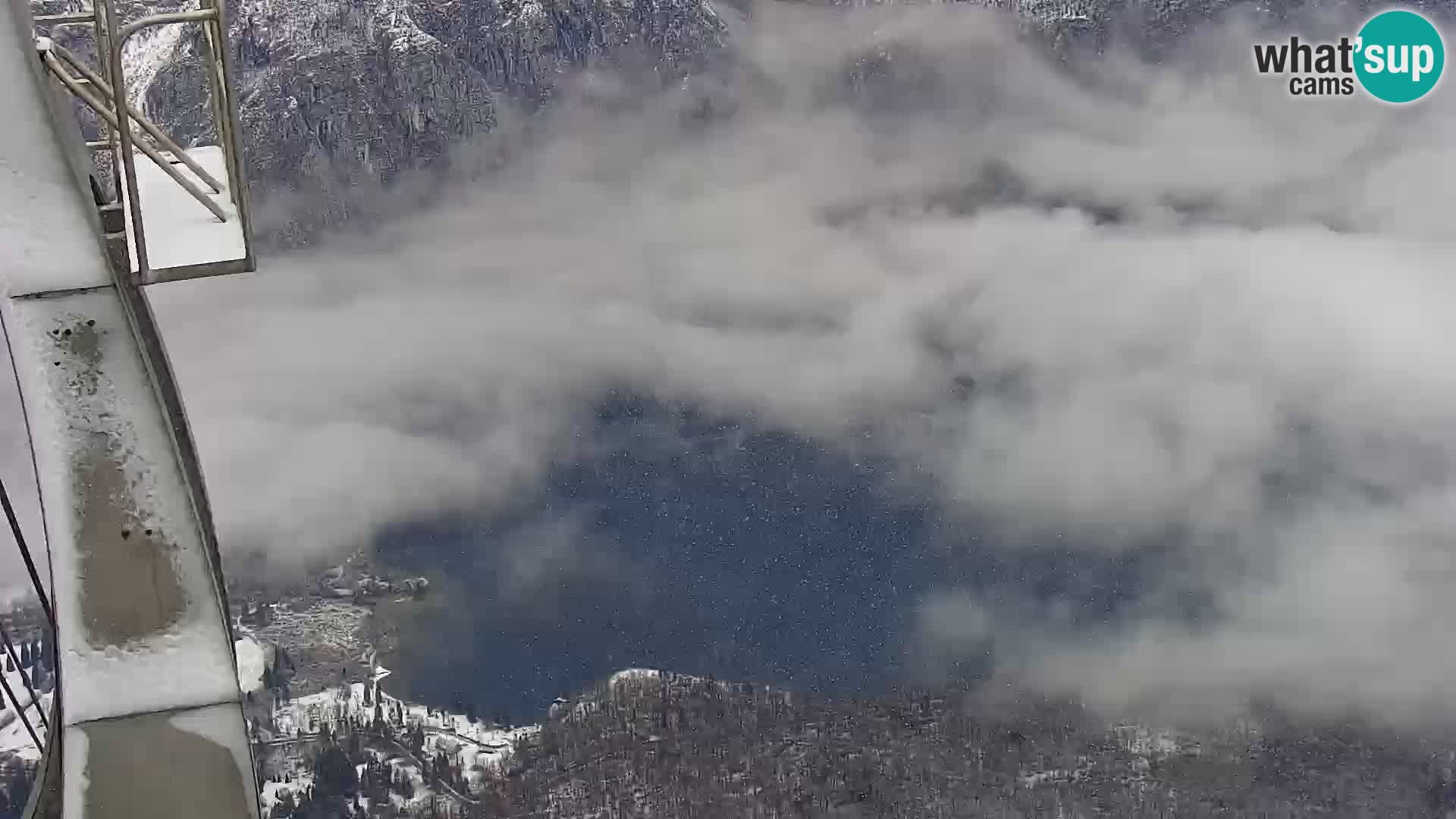 Webcam lac de Bohinj et Triglav – vue depuis la station de ski de Vogel