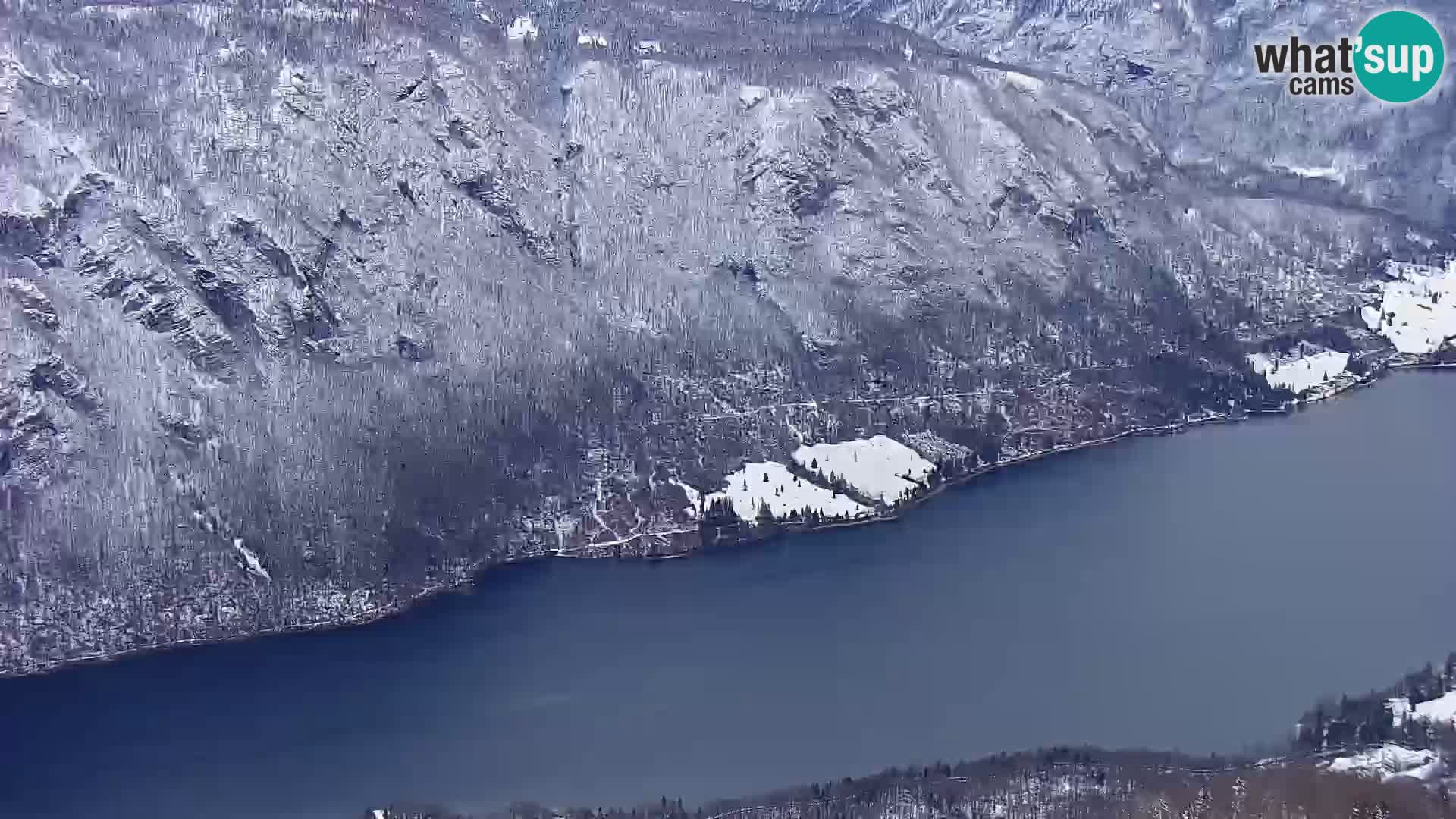 Bohinj lake webcam and Triglav – view from Vogel ski resort