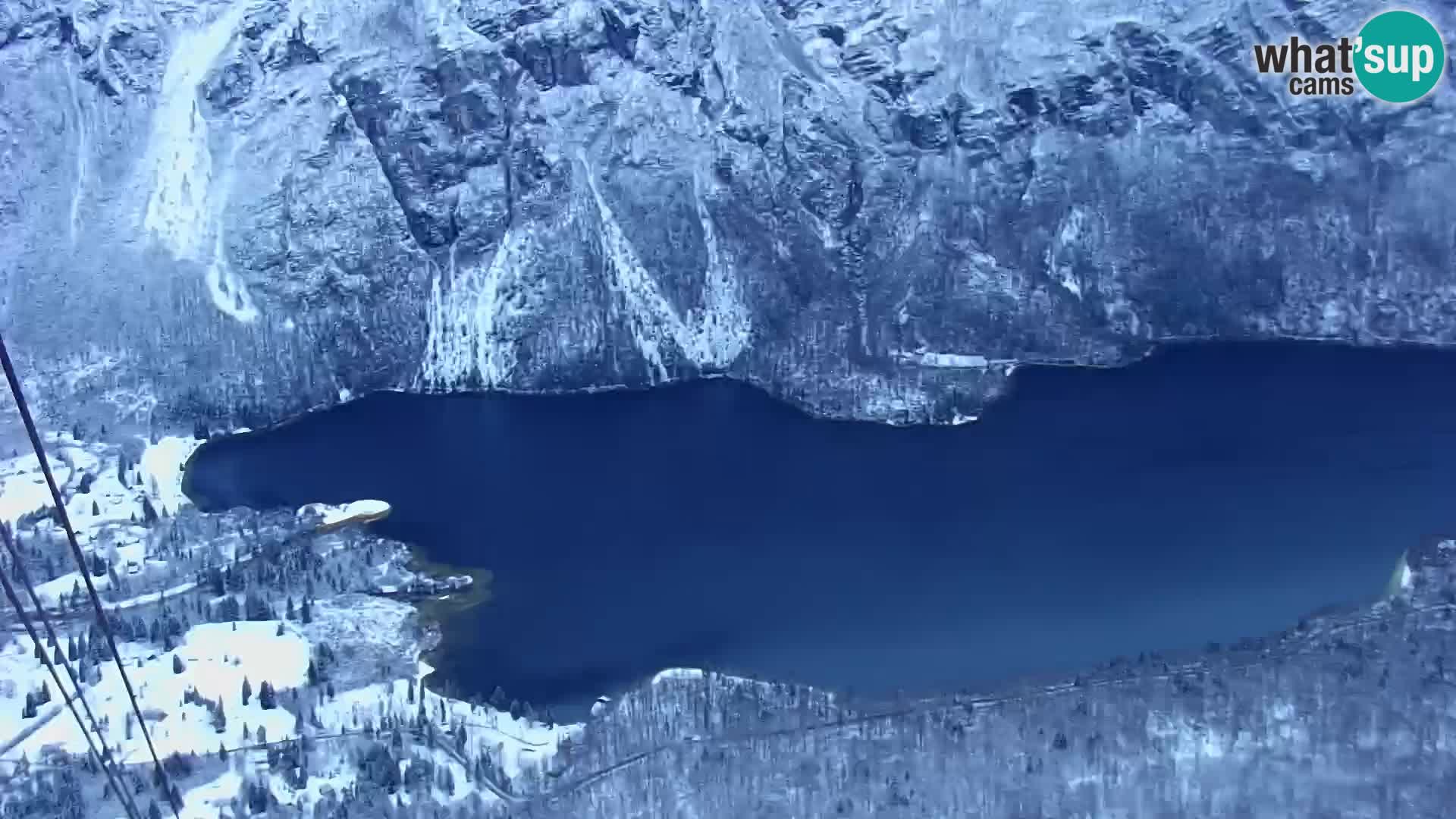 Cámara web del lago Bohinj y Triglav – vista desde la estación de esquí de Vogel