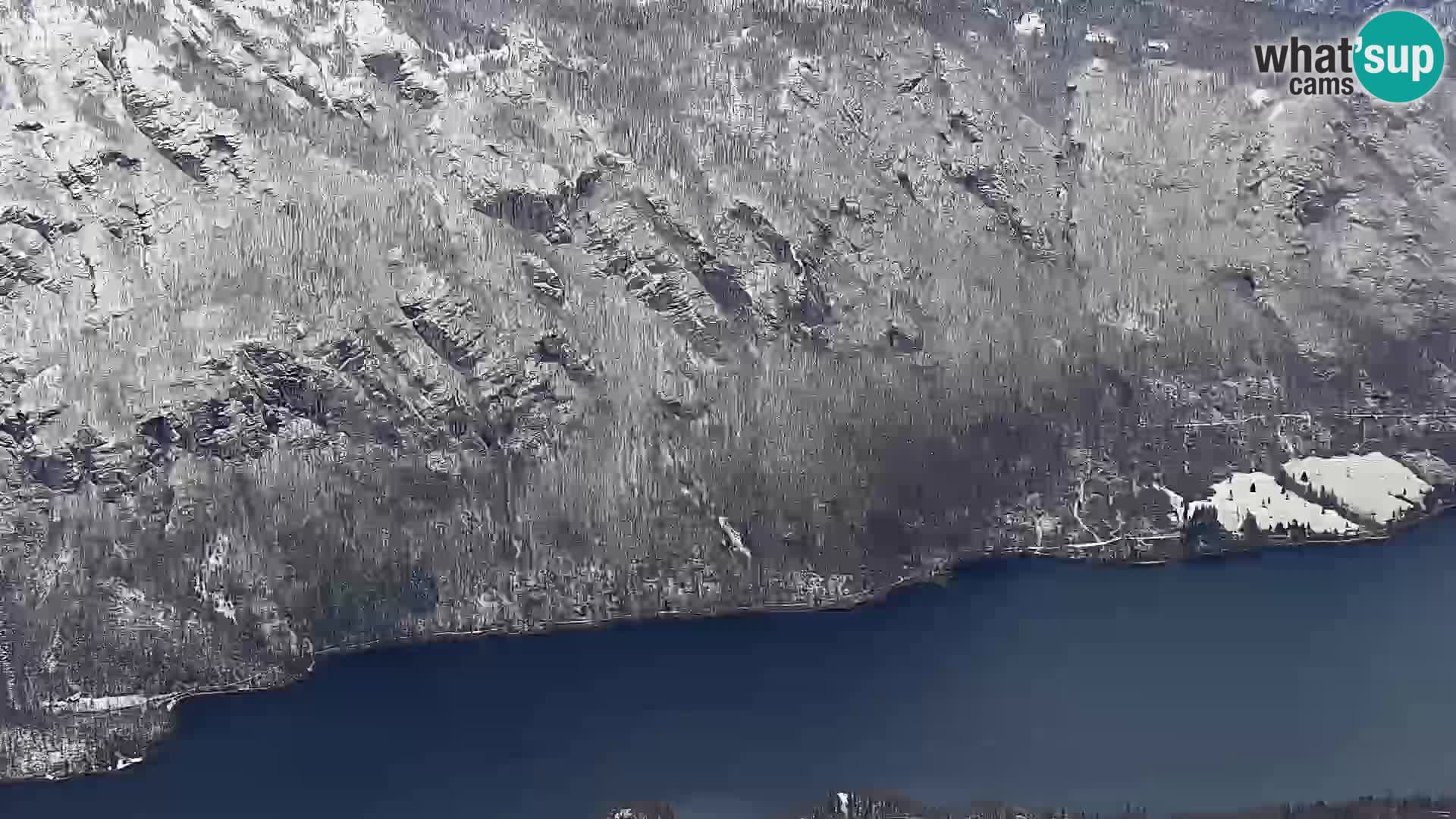 Webcam Bohinj See und Triglav – Blick vom Skigebiet Vogel