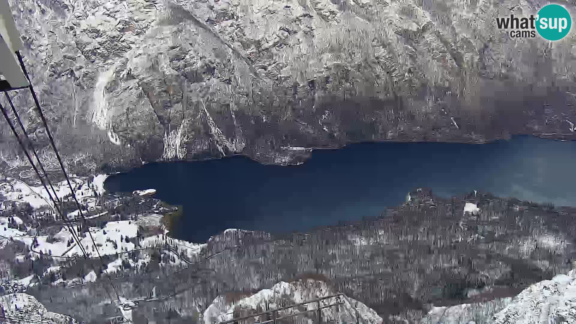 Webcam Bohinj See und Triglav – Blick vom Skigebiet Vogel