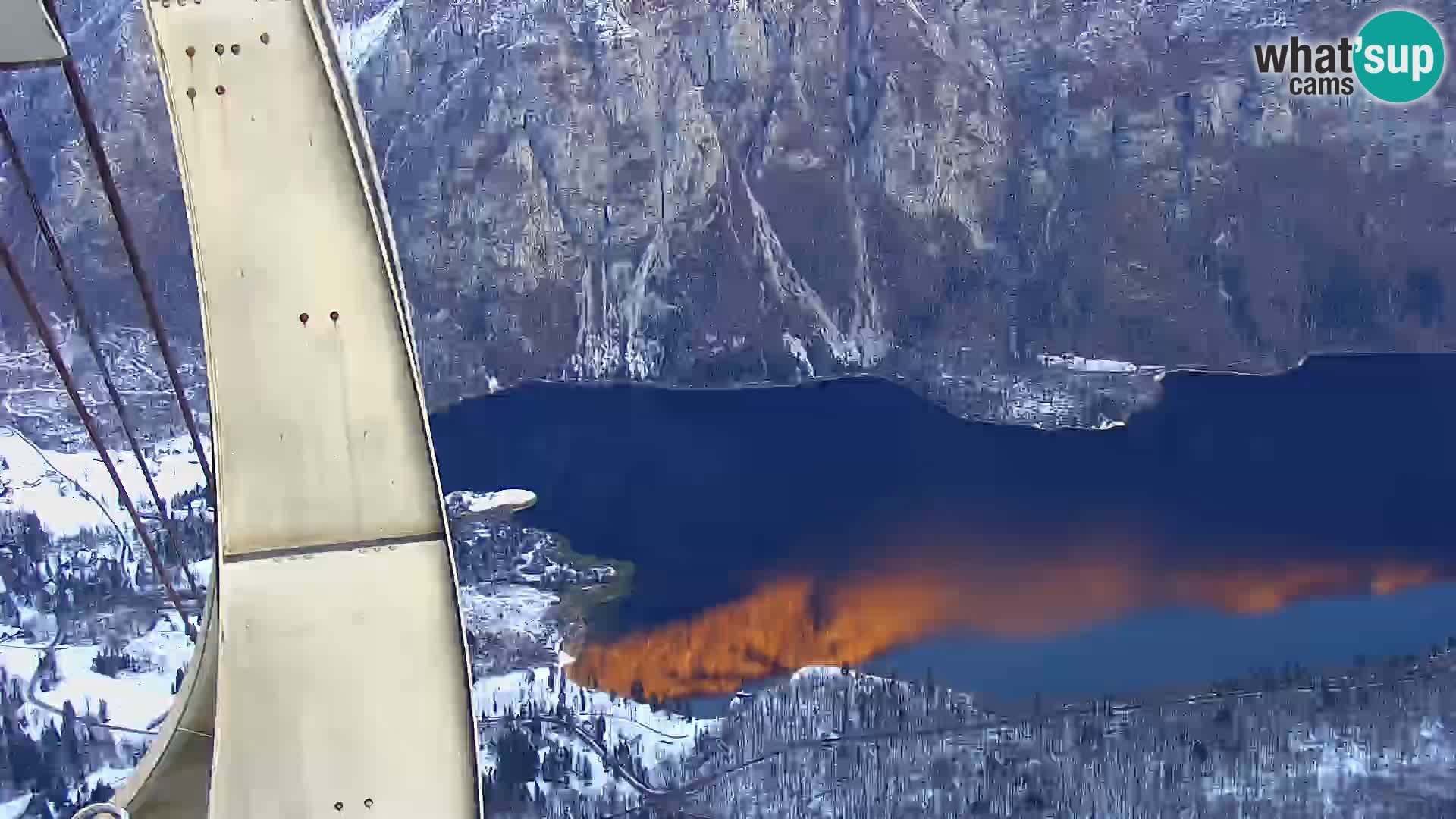 Webcam lago di Bohinj e del Triglav – vista dalla stazione sciistica di Vogel