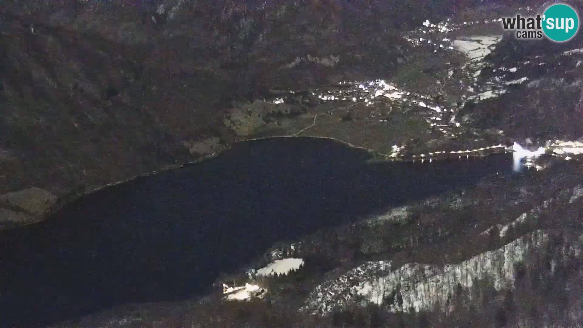 Bohinj lake webcam and Triglav – view from Vogel ski resort