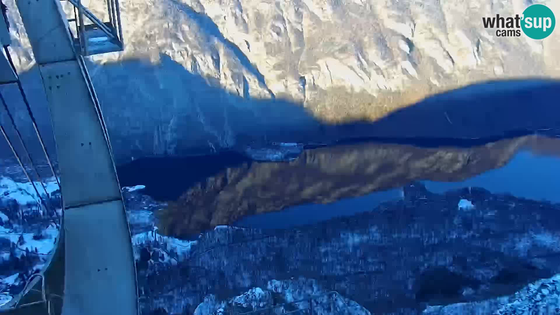 Bohinj lake webcam and Triglav – view from Vogel ski resort