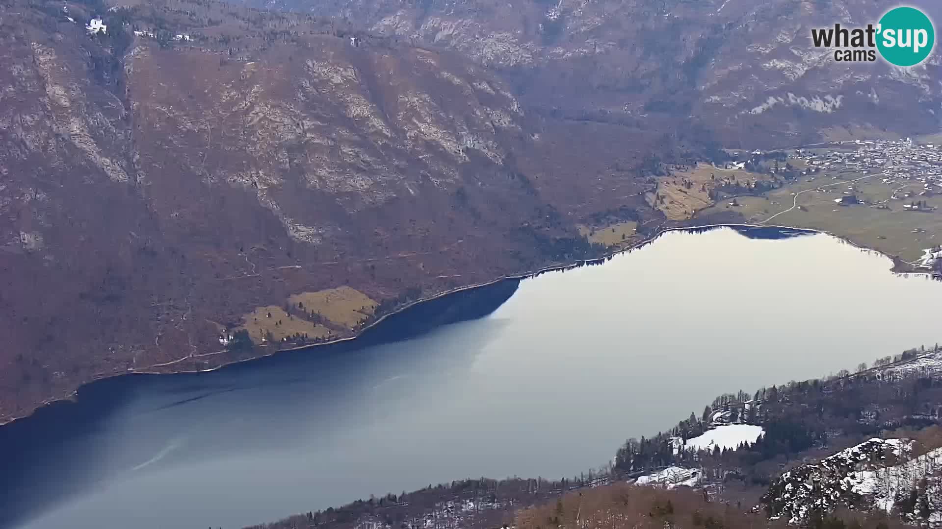 Webcam lago di Bohinj e del Triglav – vista dalla stazione sciistica di Vogel