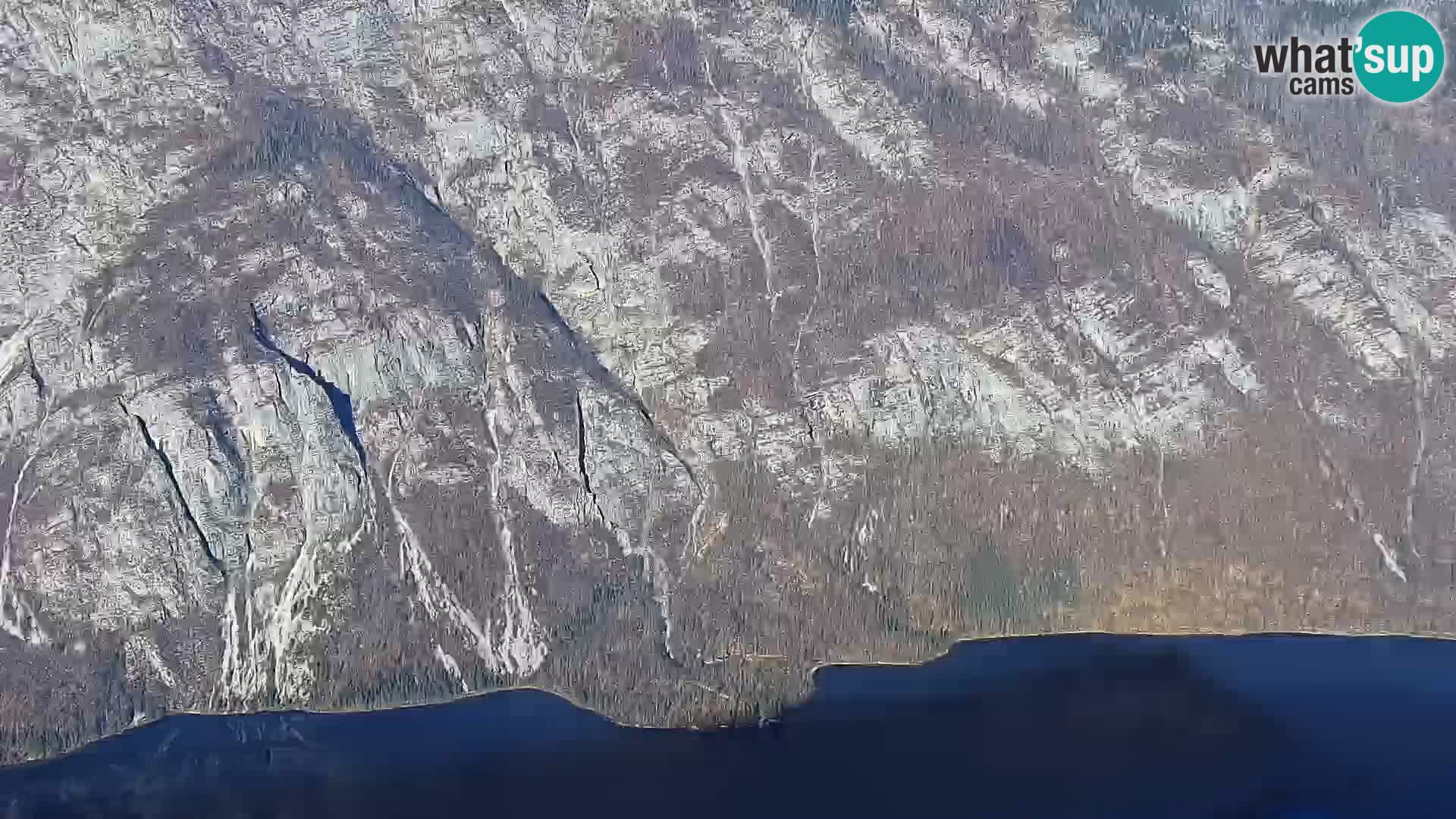 Bohinj lake webcam and Triglav – view from Vogel ski resort