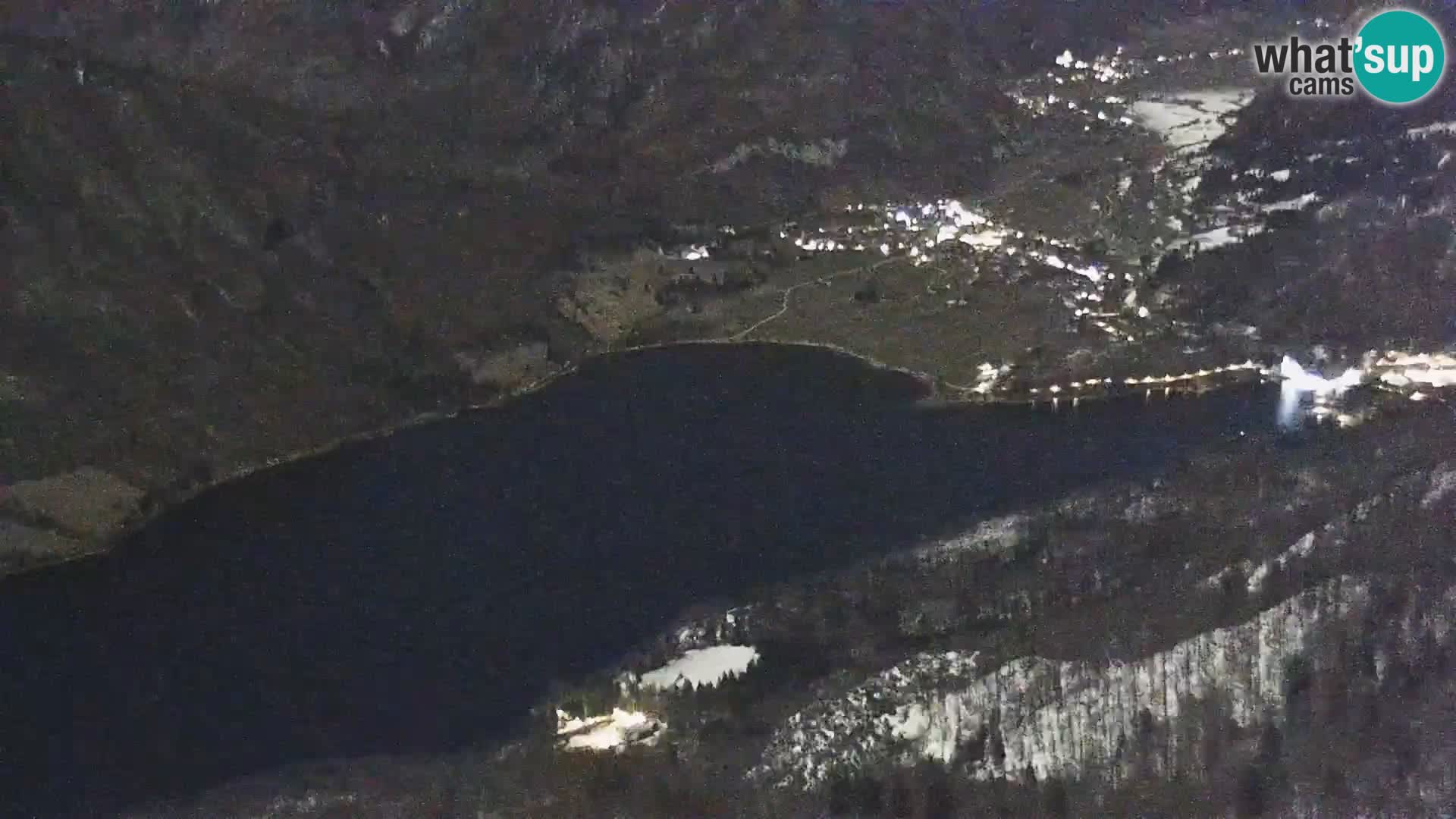 Web kamera Bohinjsko jezero i Triglav – pogled sa skijališta Vogel