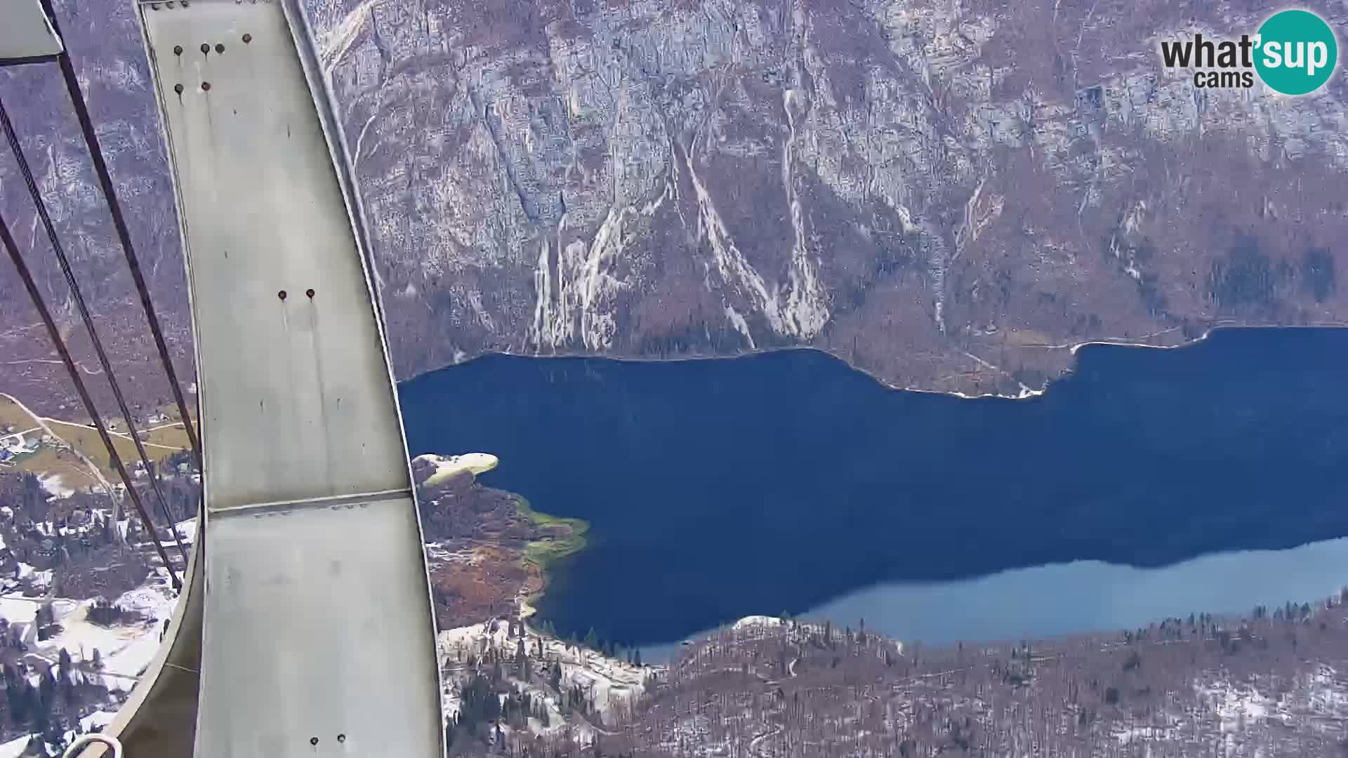 Bohinj lake webcam and Triglav – view from Vogel ski resort