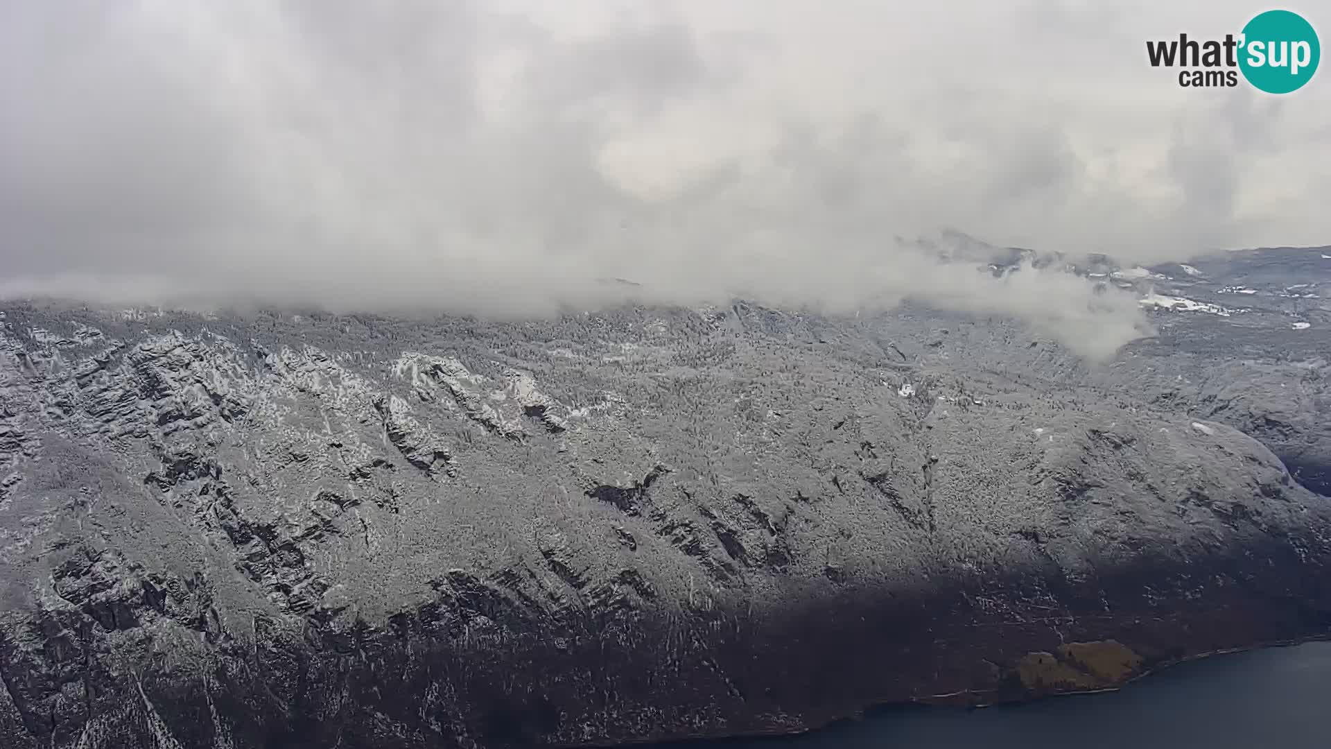 Webcam Bohinj See und Triglav – Blick vom Skigebiet Vogel