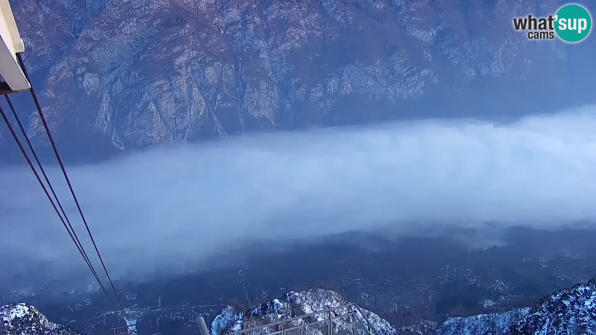 Cámara web del lago Bohinj y Triglav – vista desde la estación de esquí de Vogel