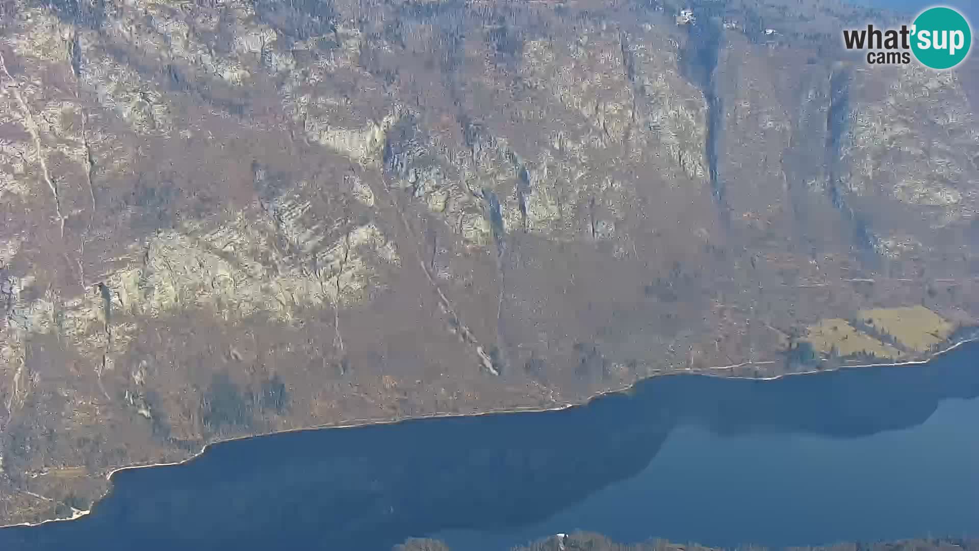 Cámara web del lago Bohinj y Triglav – vista desde la estación de esquí de Vogel