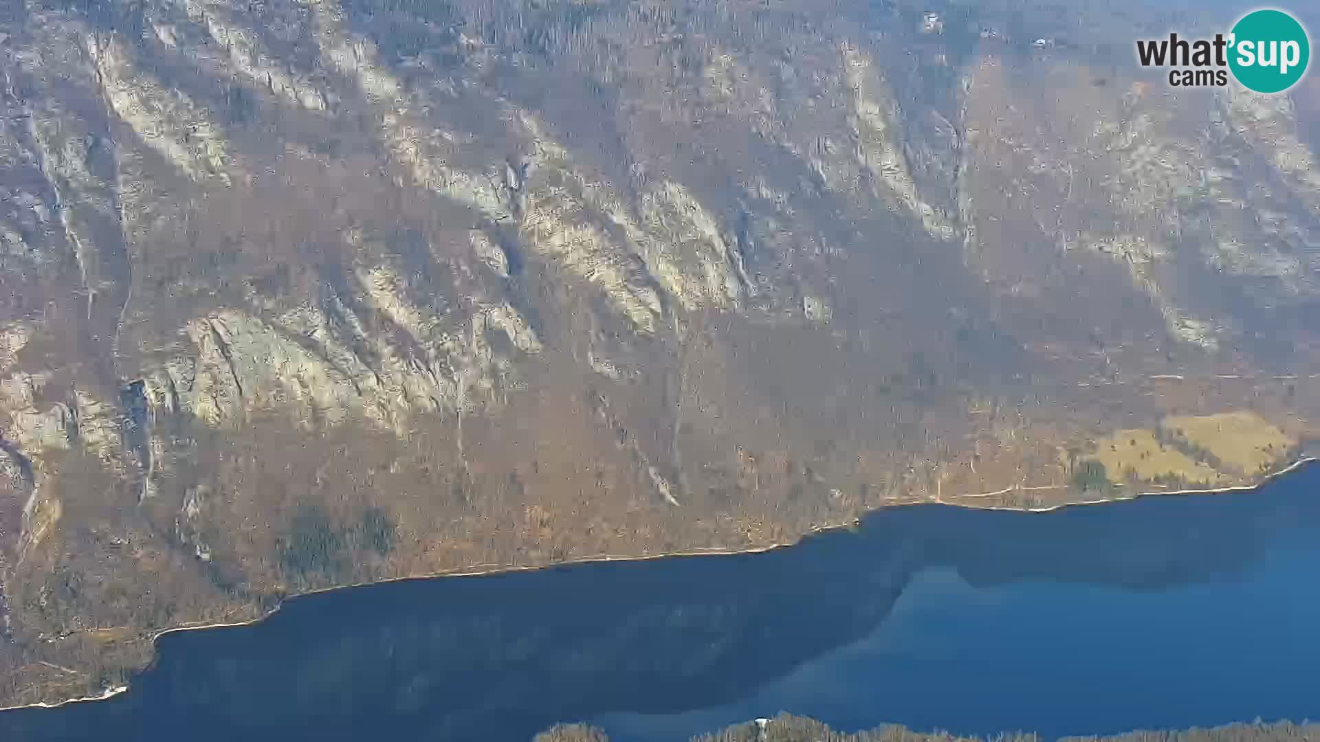 Bohinj lake webcam and Triglav – view from Vogel ski resort