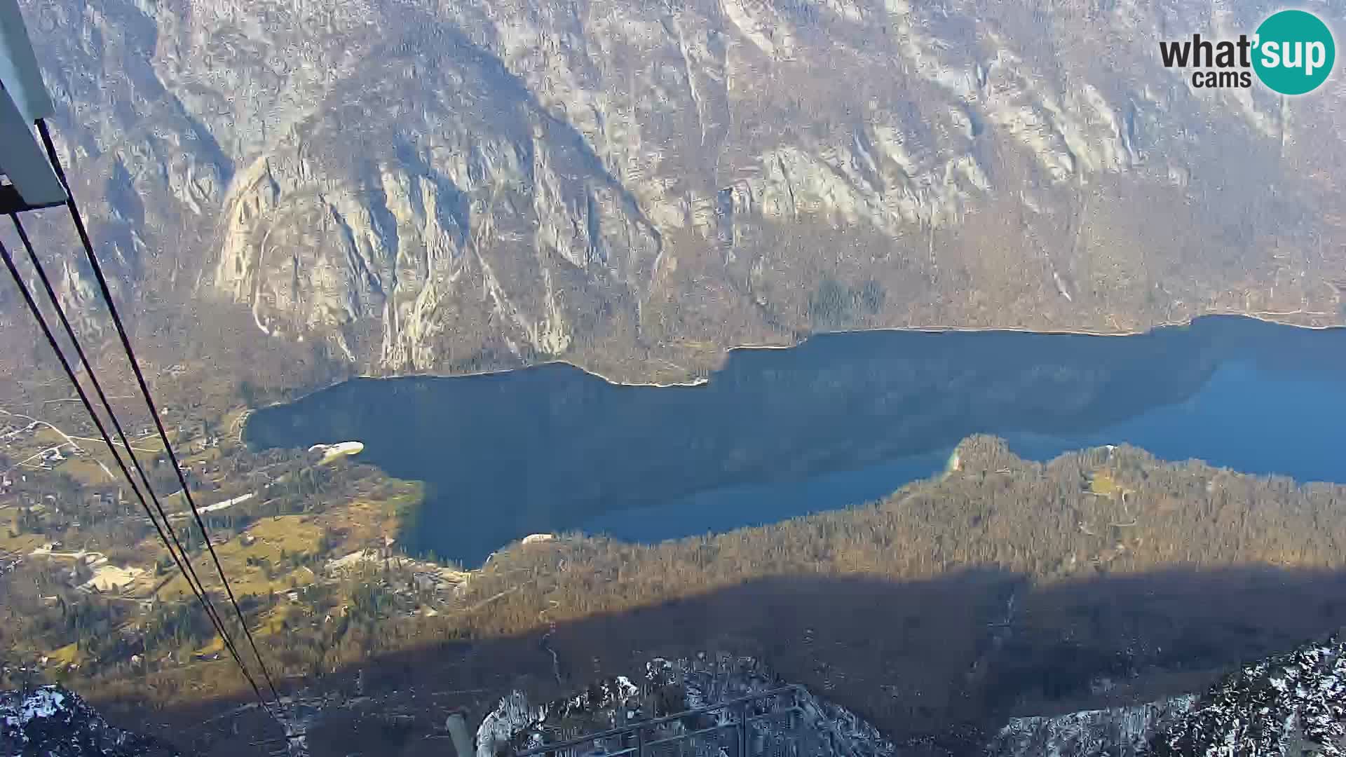 Webcam lago di Bohinj e del Triglav – vista dalla stazione sciistica di Vogel