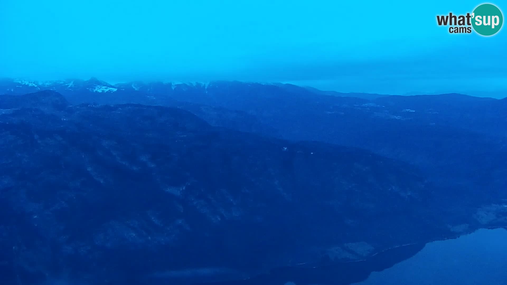 Cámara web del lago Bohinj y Triglav – vista desde la estación de esquí de Vogel