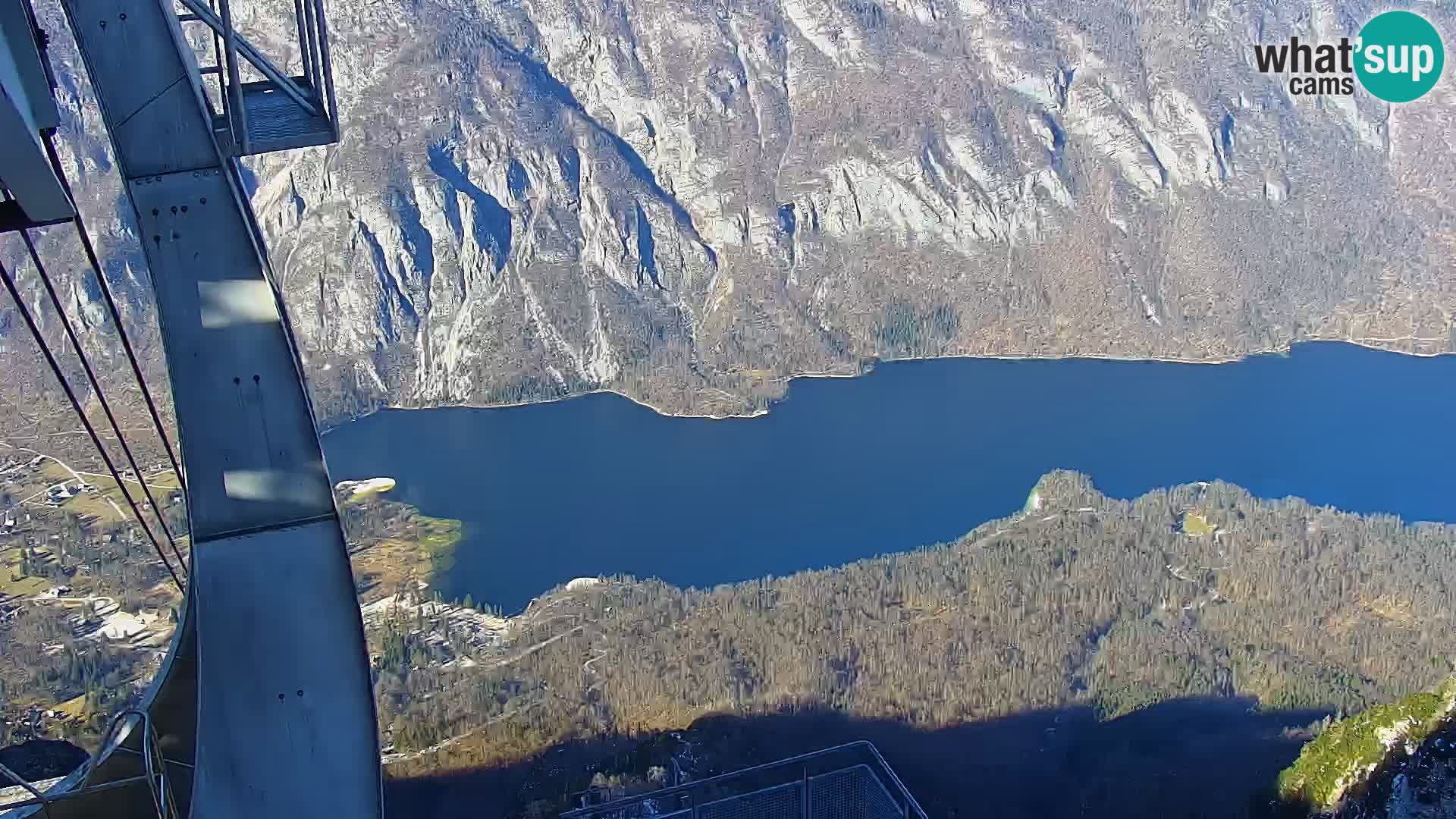 Cámara web del lago Bohinj y Triglav – vista desde la estación de esquí de Vogel