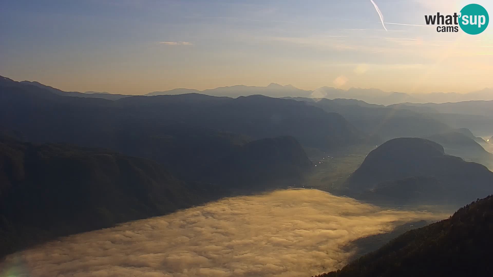 Cámara web del lago Bohinj y Triglav – vista desde la estación de esquí de Vogel
