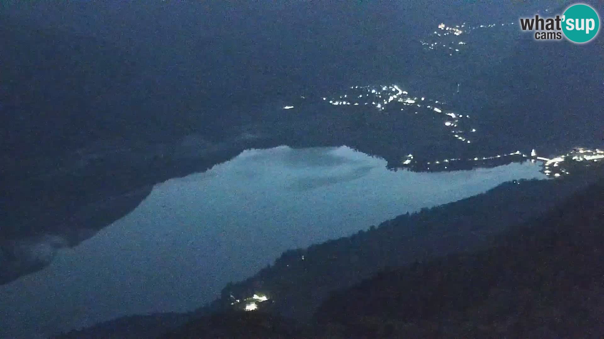 Webcam lac de Bohinj et Triglav – vue depuis la station de ski de Vogel