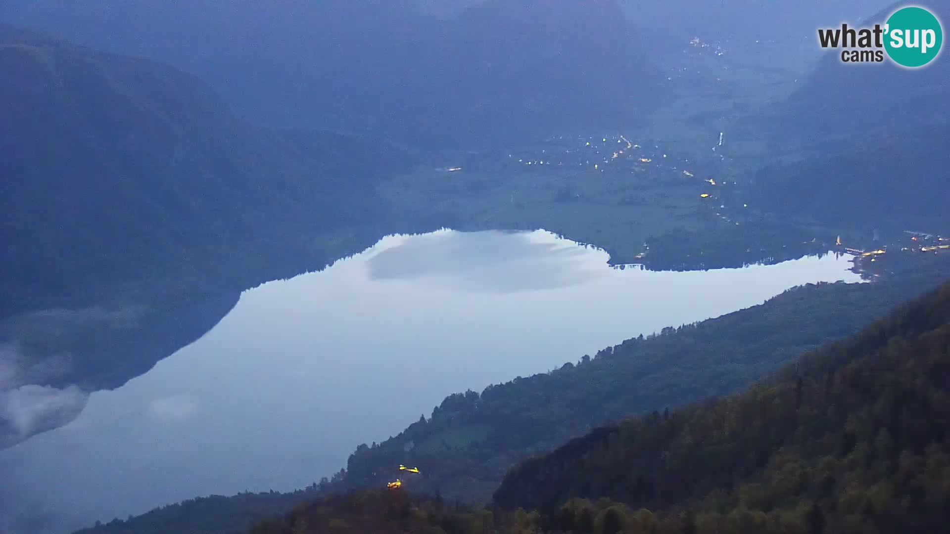 Bohinj lake webcam and Triglav – view from Vogel ski resort