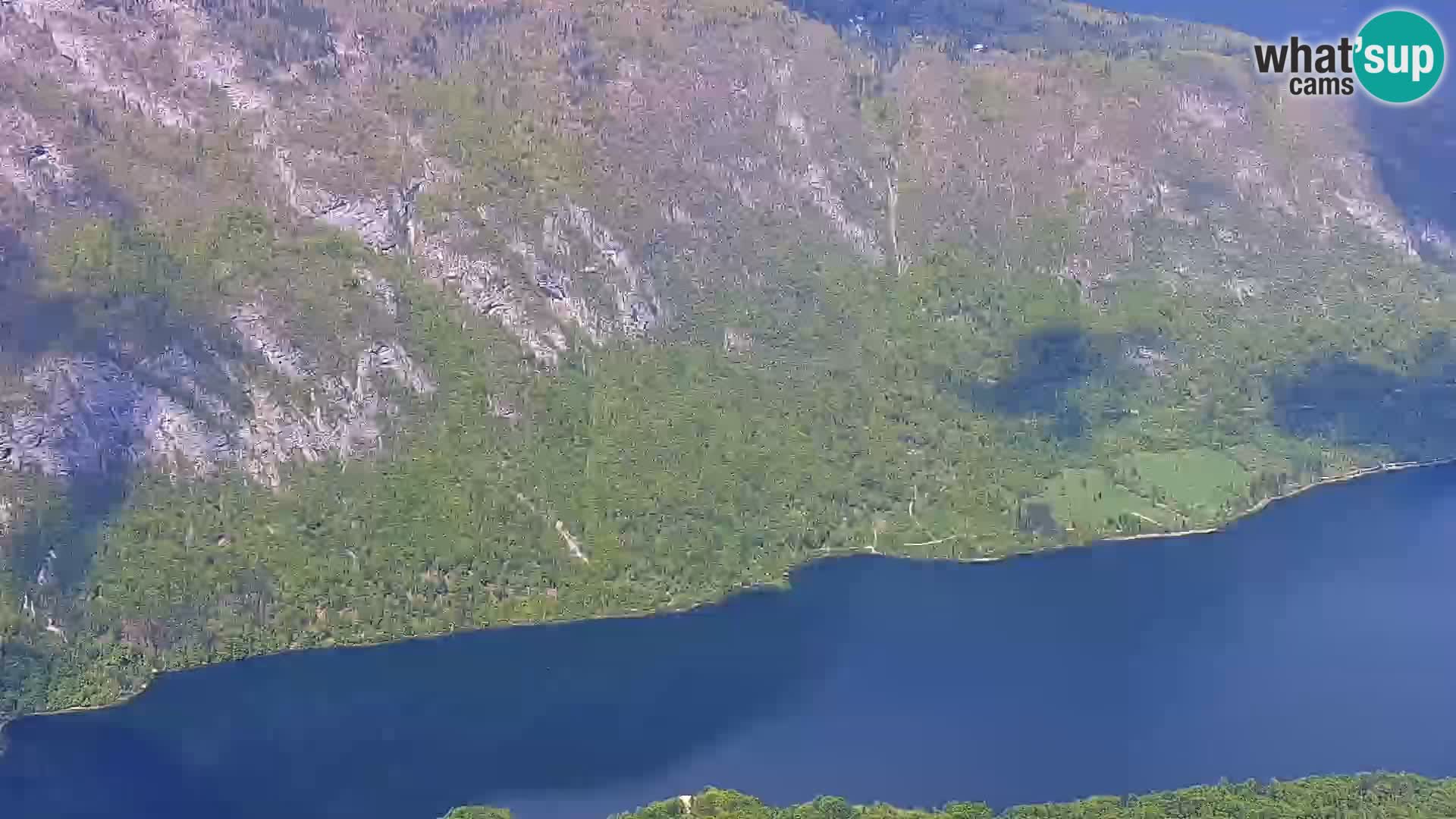 Webcam lago di Bohinj e del Triglav – vista dalla stazione sciistica di Vogel