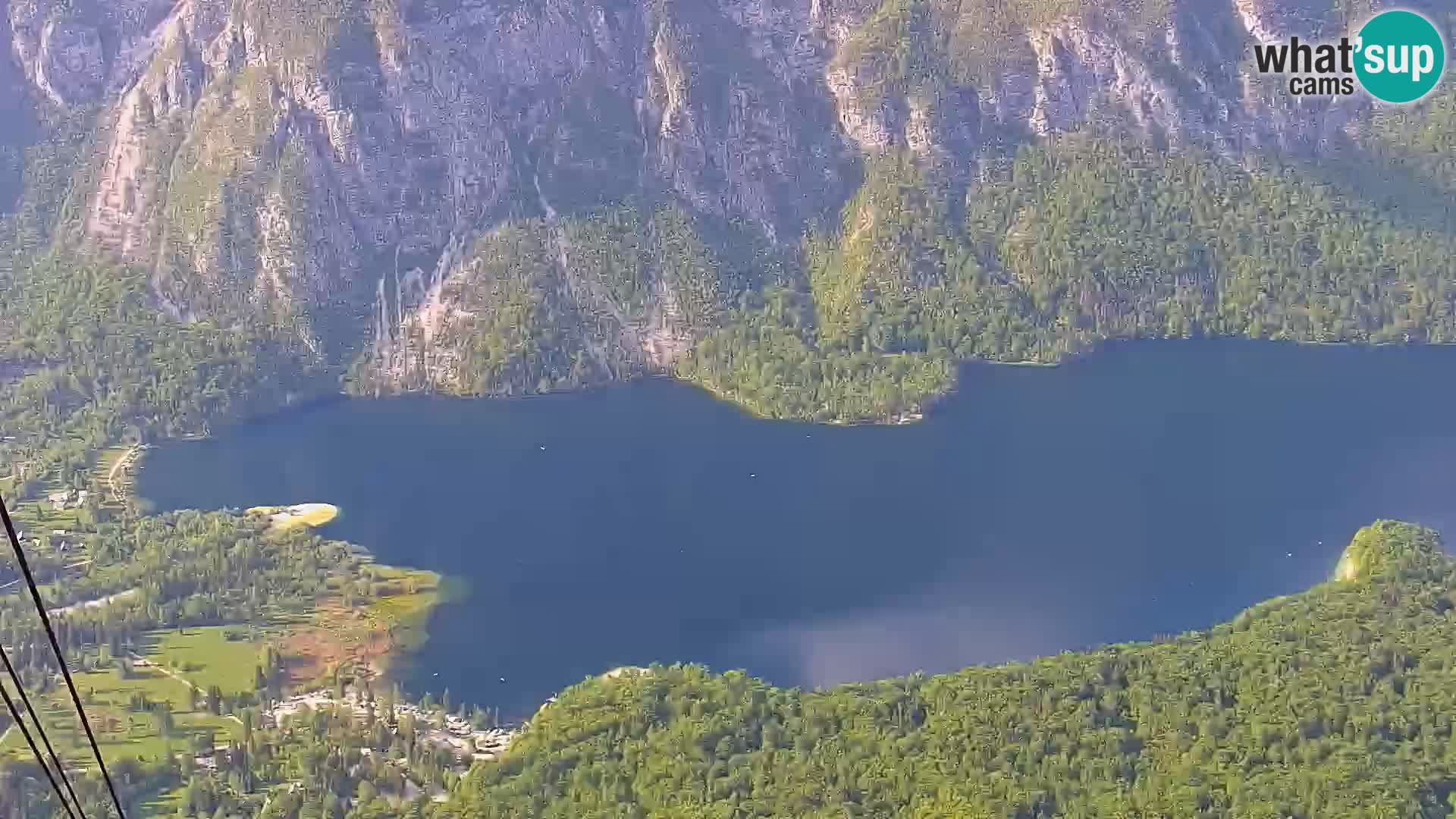Cámara web del lago Bohinj y Triglav – vista desde la estación de esquí de Vogel
