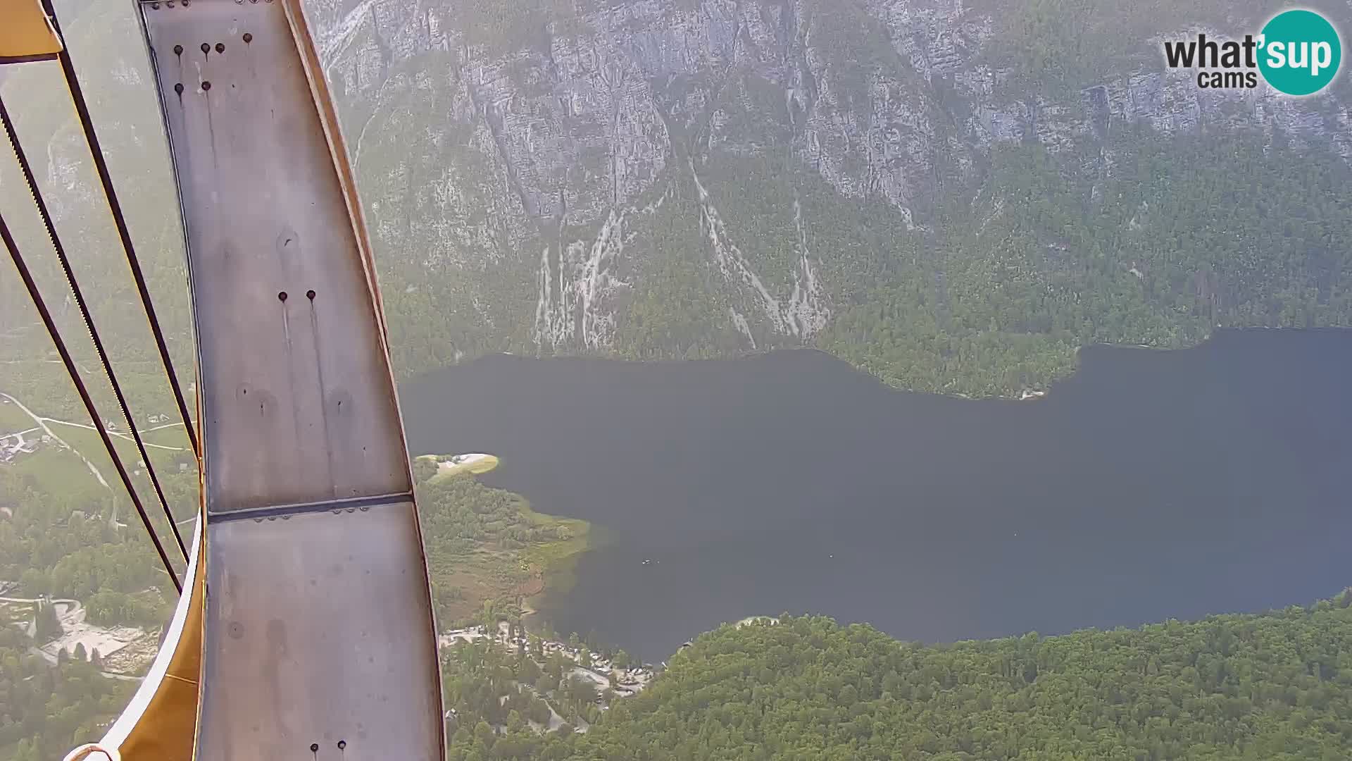Webcam Bohinj See und Triglav – Blick vom Skigebiet Vogel