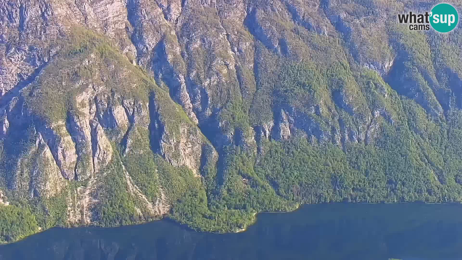 Webcam lac de Bohinj et Triglav – vue depuis la station de ski de Vogel