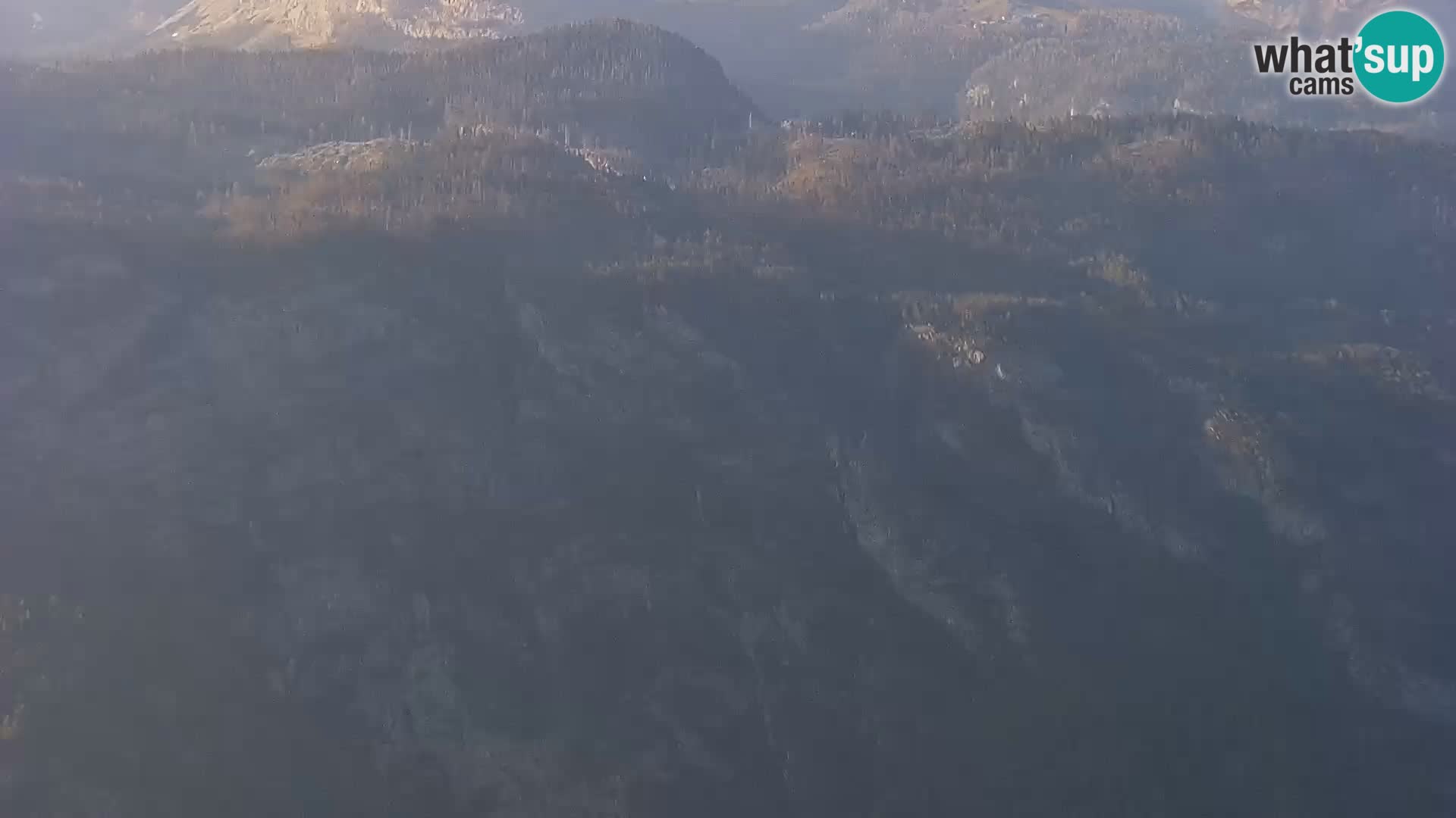 Bohinj lake webcam and Triglav – view from Vogel ski resort