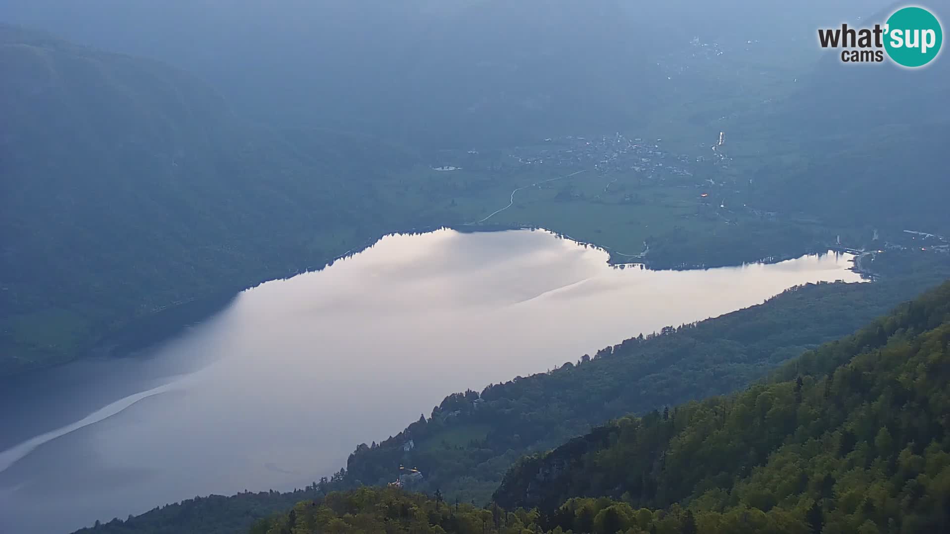 Webcam lago di Bohinj e del Triglav – vista dalla stazione sciistica di Vogel