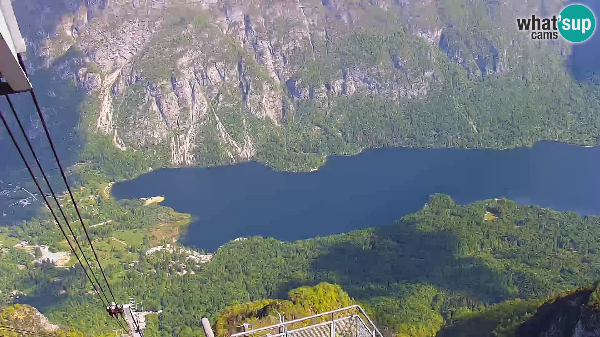 Webcam lago di Bohinj e del Triglav – vista dalla stazione sciistica di Vogel