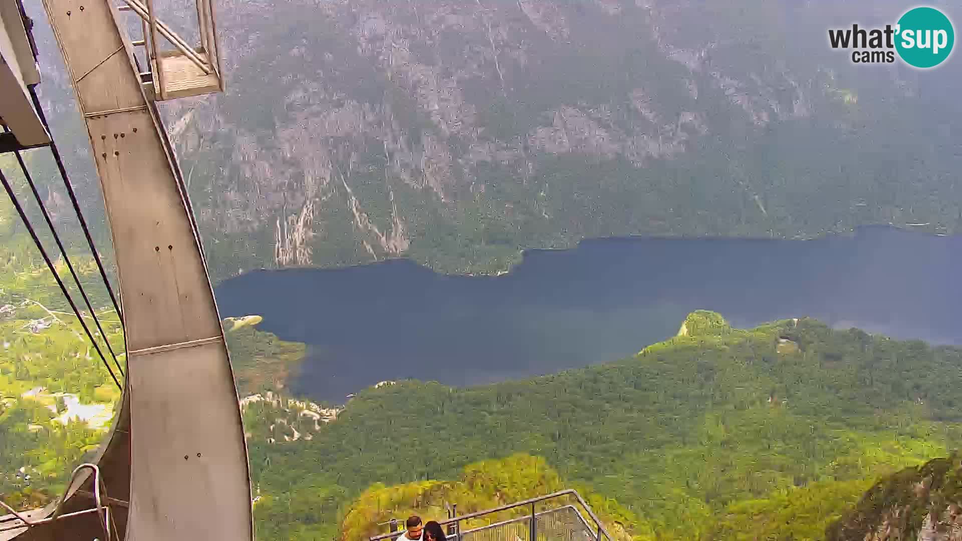 Webcam lago di Bohinj e del Triglav – vista dalla stazione sciistica di Vogel
