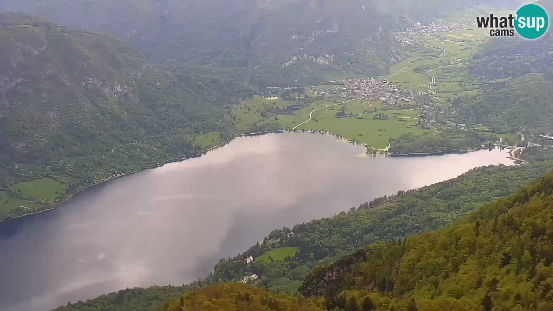 Webcam lago di Bohinj e del Triglav – vista dalla stazione sciistica di Vogel
