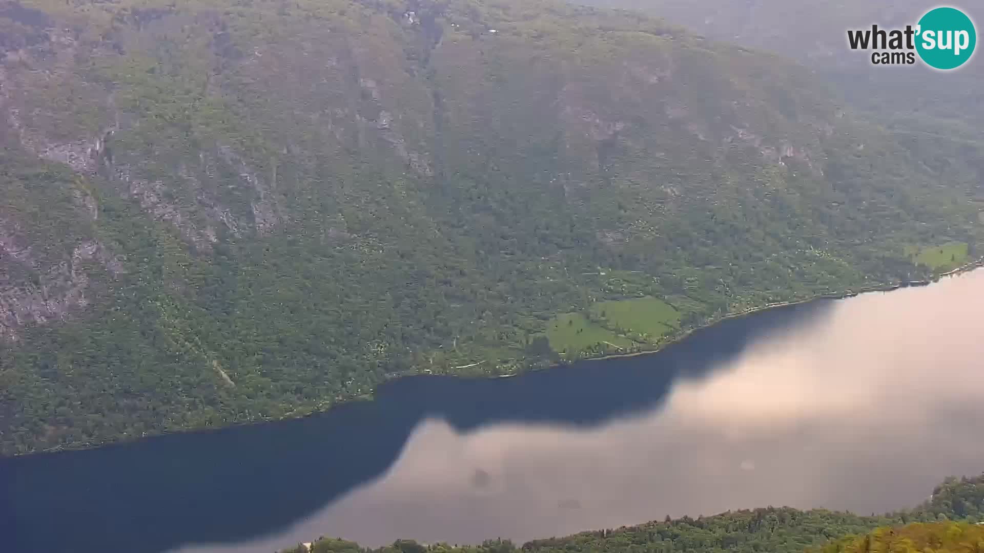 Cámara web del lago Bohinj y Triglav – vista desde la estación de esquí de Vogel