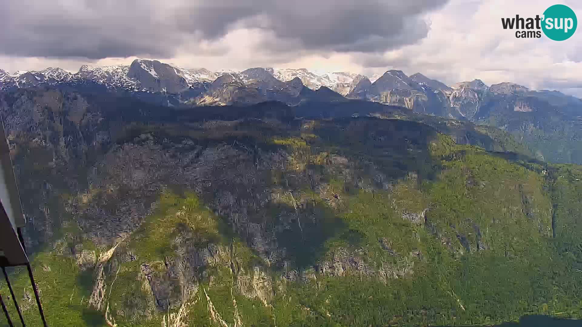 Cámara web del lago Bohinj y Triglav – vista desde la estación de esquí de Vogel