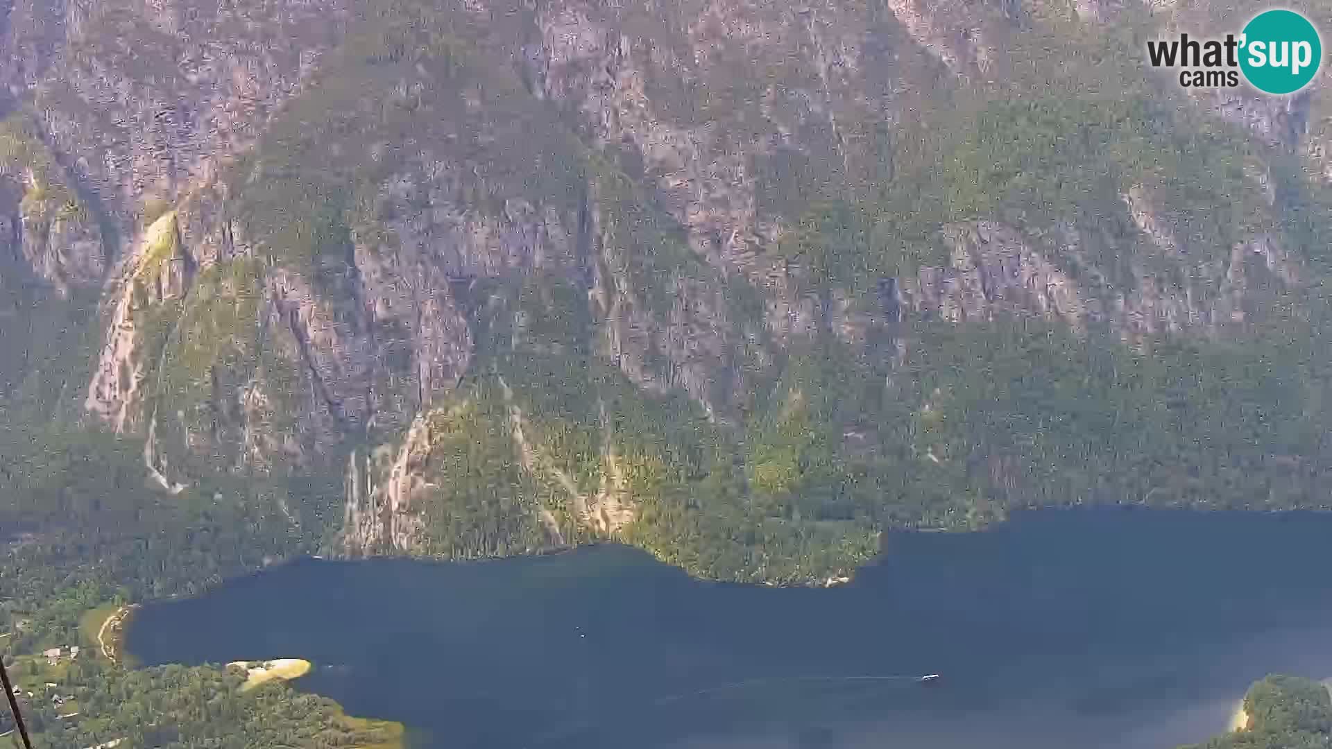 Cámara web del lago Bohinj y Triglav – vista desde la estación de esquí de Vogel